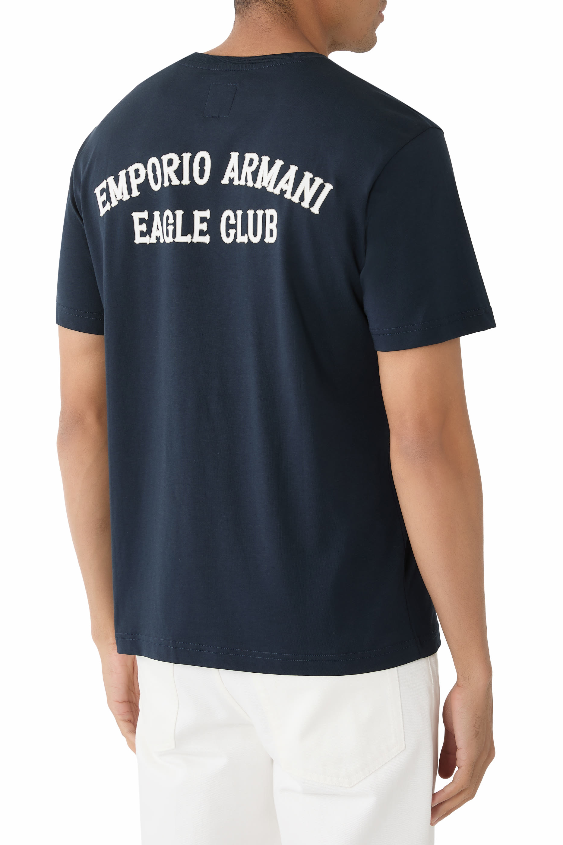 تيشيرت بشعار الماركة قطن