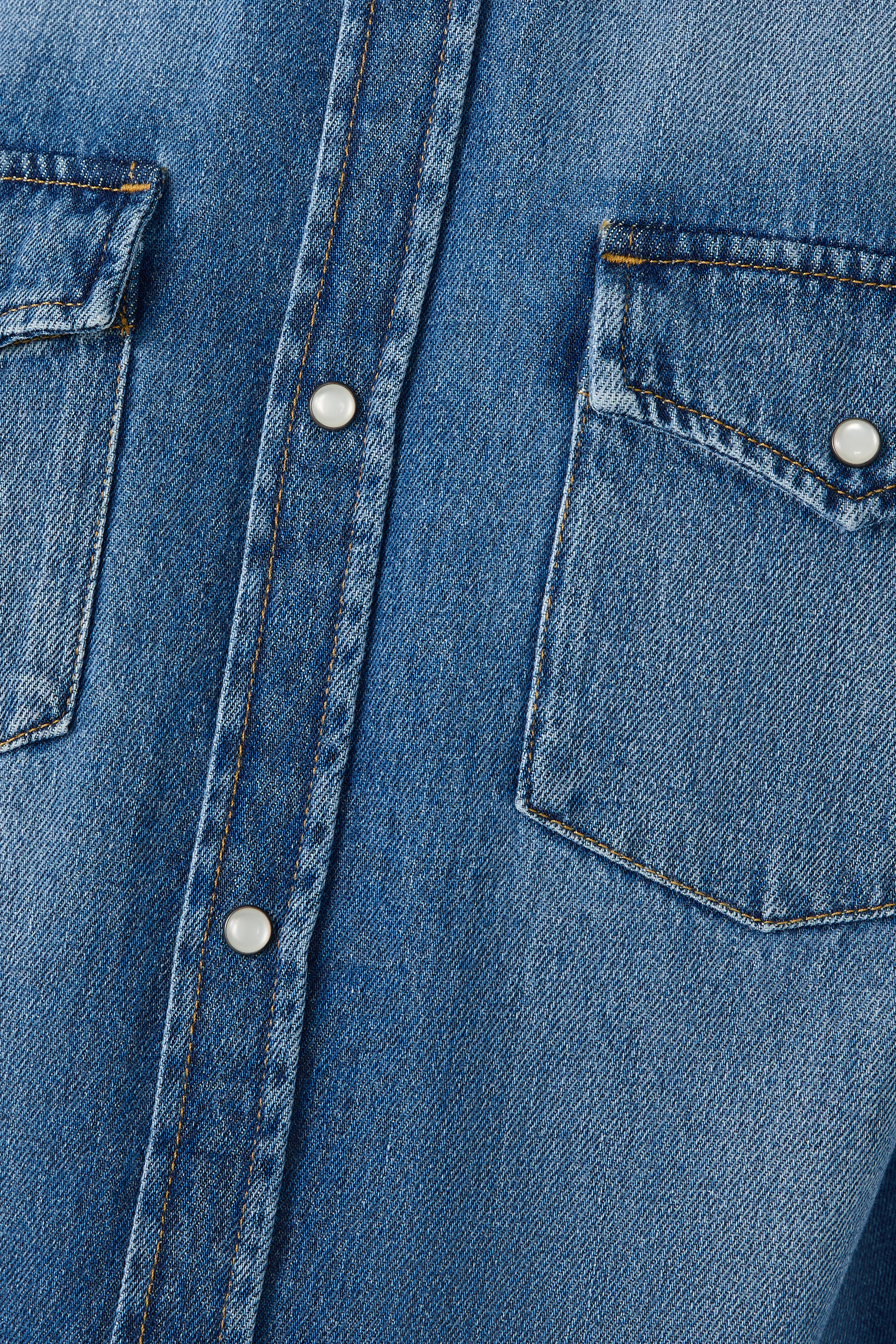 قميص غلانشريت بتصميم جاكيت دنيم