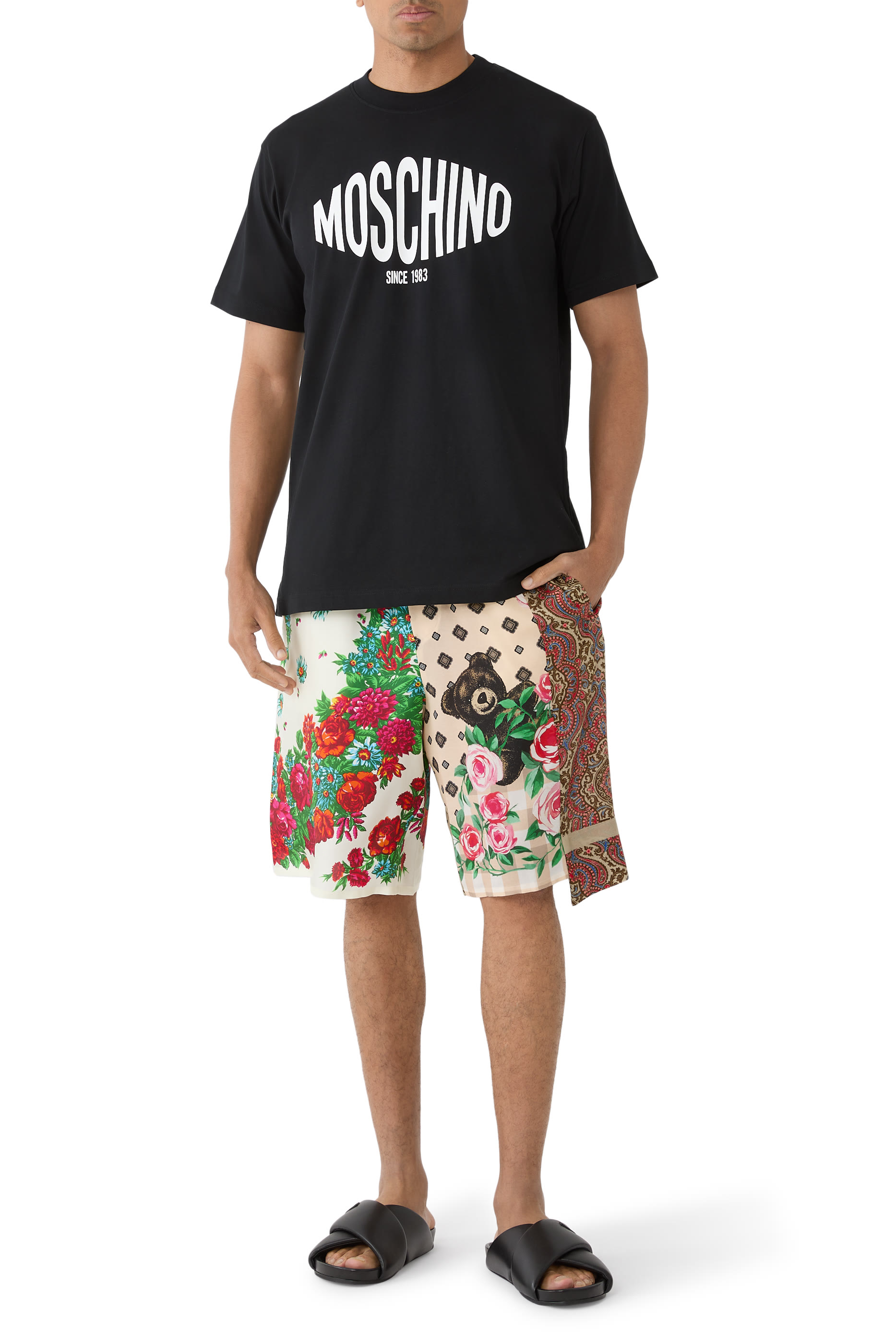 تيشيرت قطن بشعار الماركة