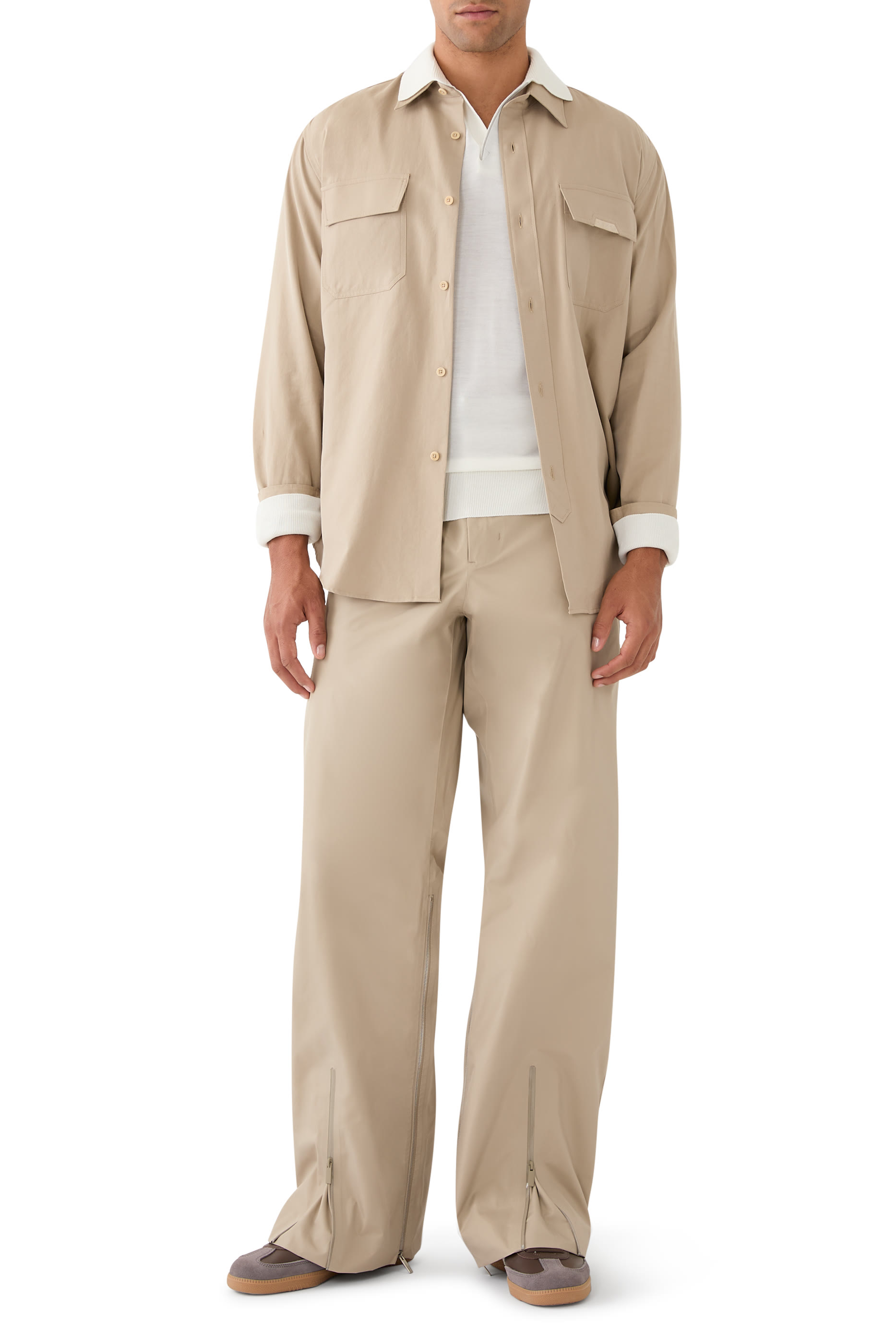 قميص بولو لاسكا منسوج