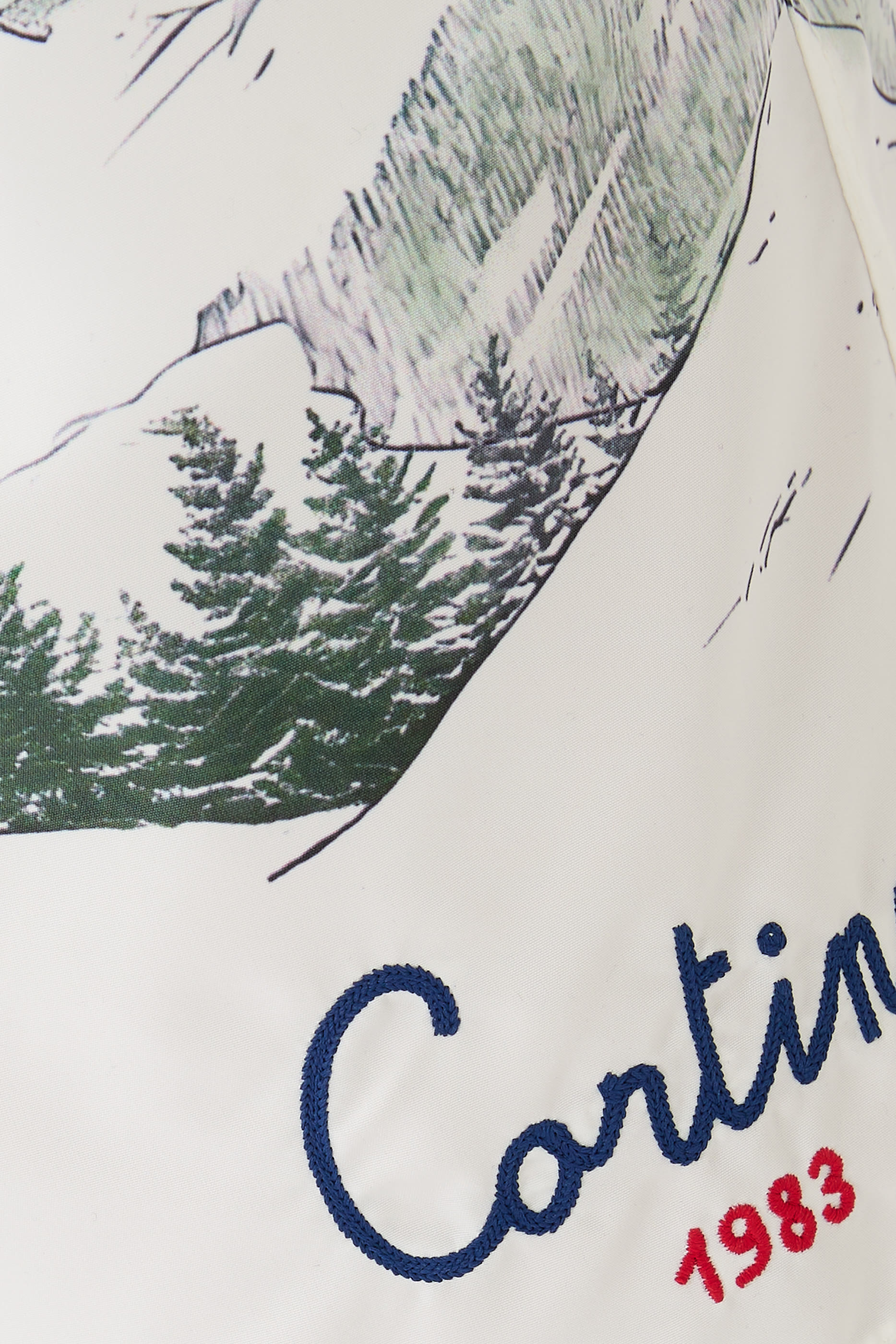 شورت سباحة بطبعة شعار غوستافيا كورتينا