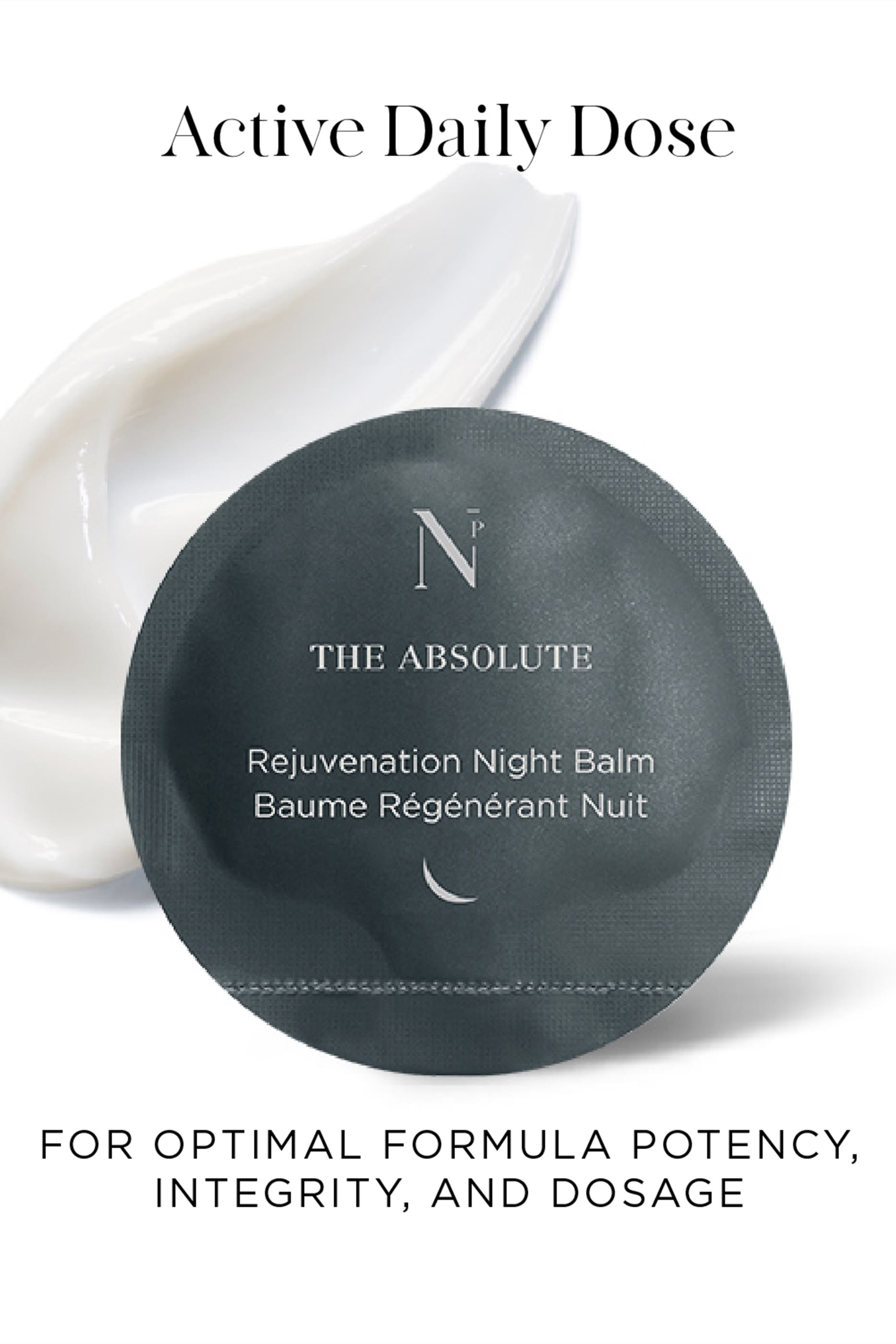 عبوة إعادة ملء المرطب الليلي لتجديد البشرة