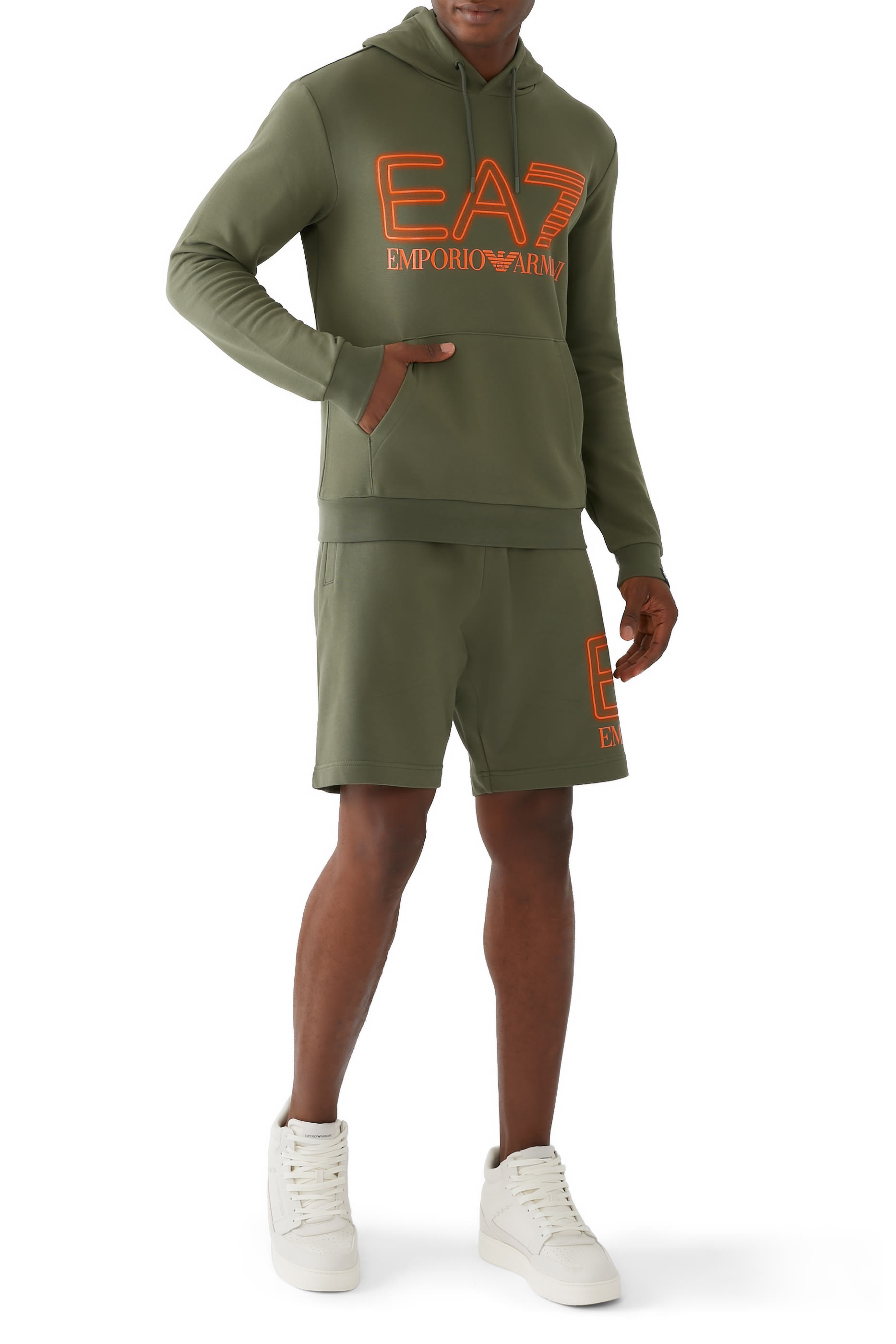 هودي قطن بشعار الماركة