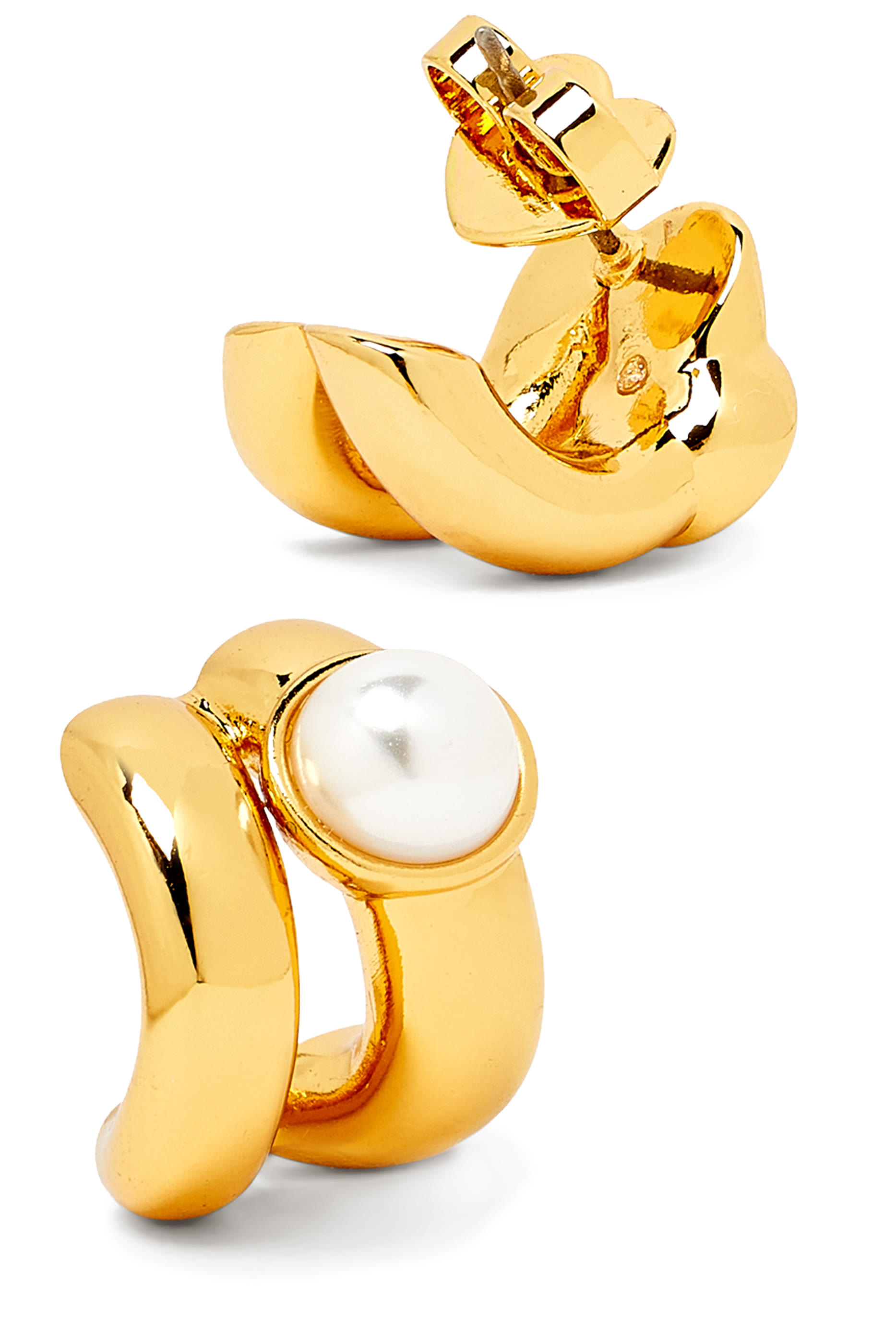 أقراط هاجي كيب سباركلينج بتصميم دائري مزدوج