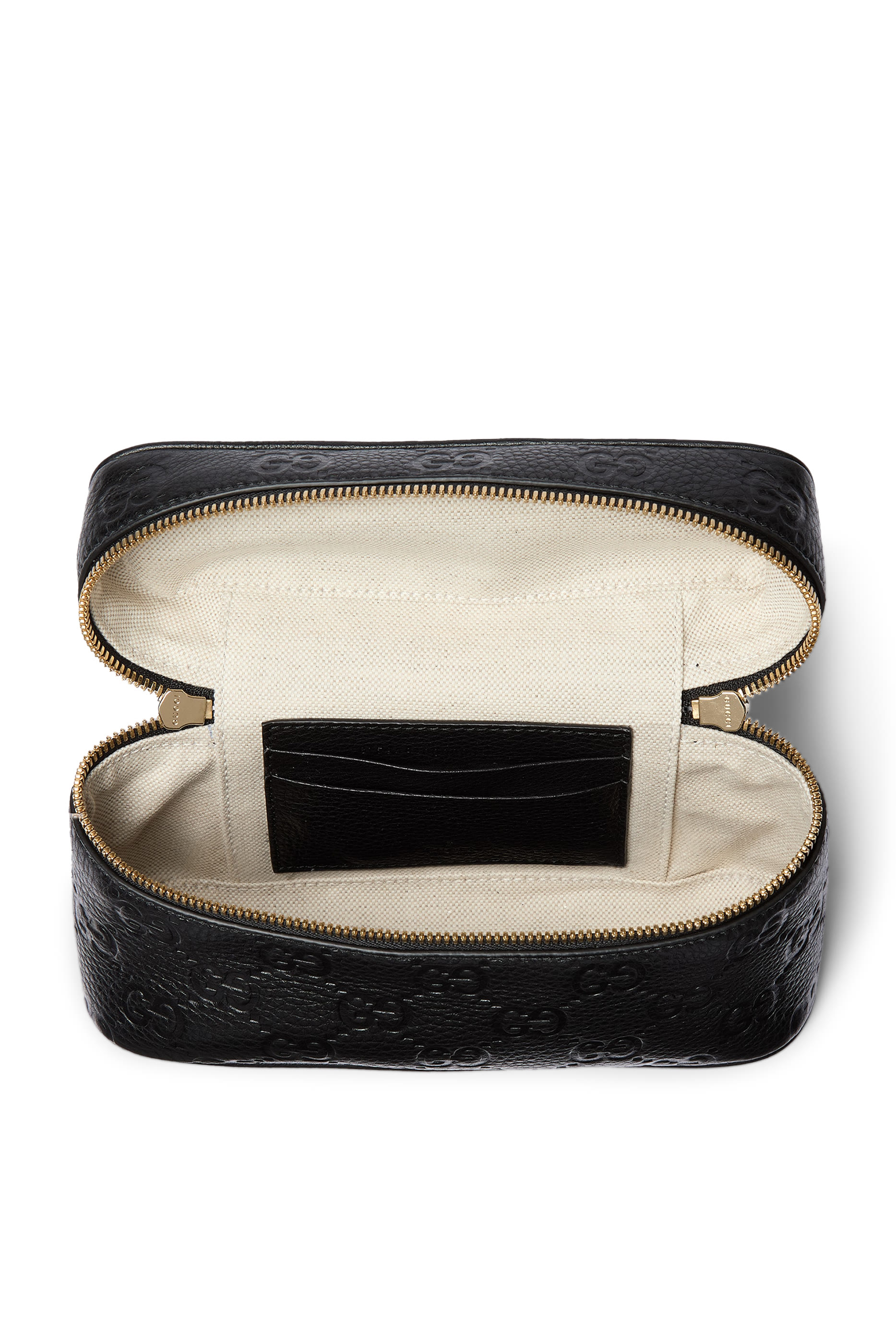 حقيبة صغيرة جدا مزينة بشعار حرفي الماركة