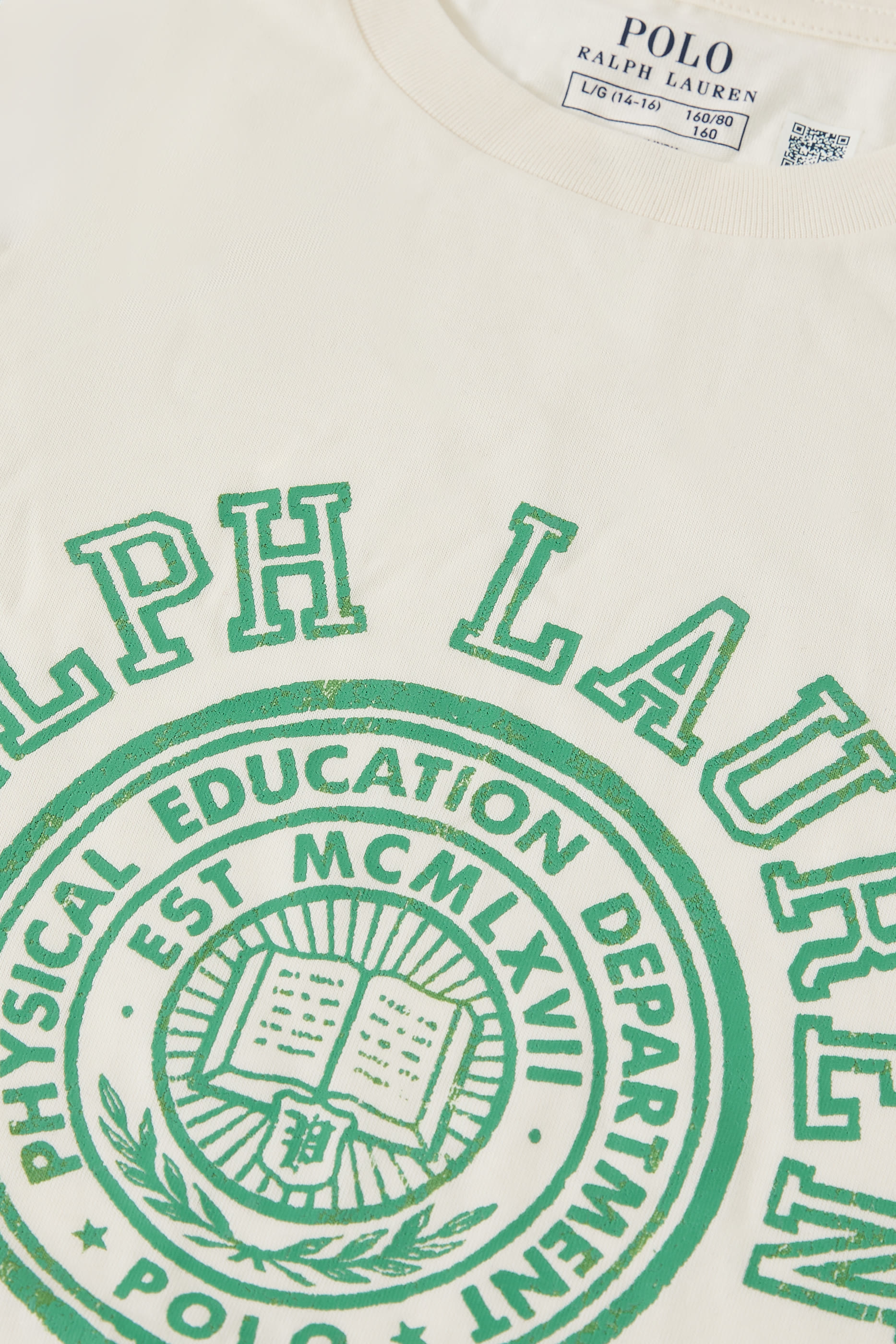 تيشيرت بشعار الماركة قطن