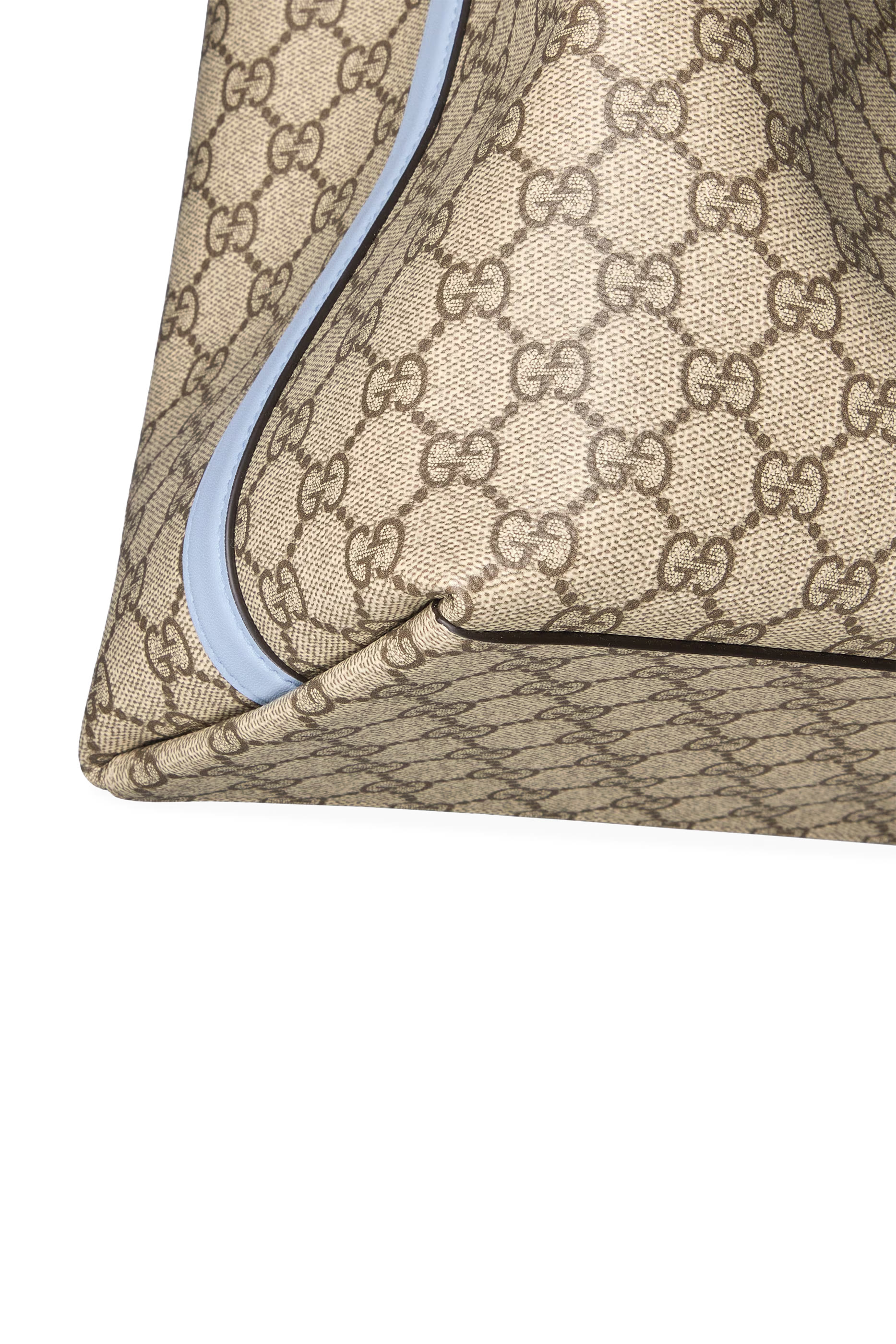 حقيبة يد كبيرة بنقشة شعار حرفي الماركة