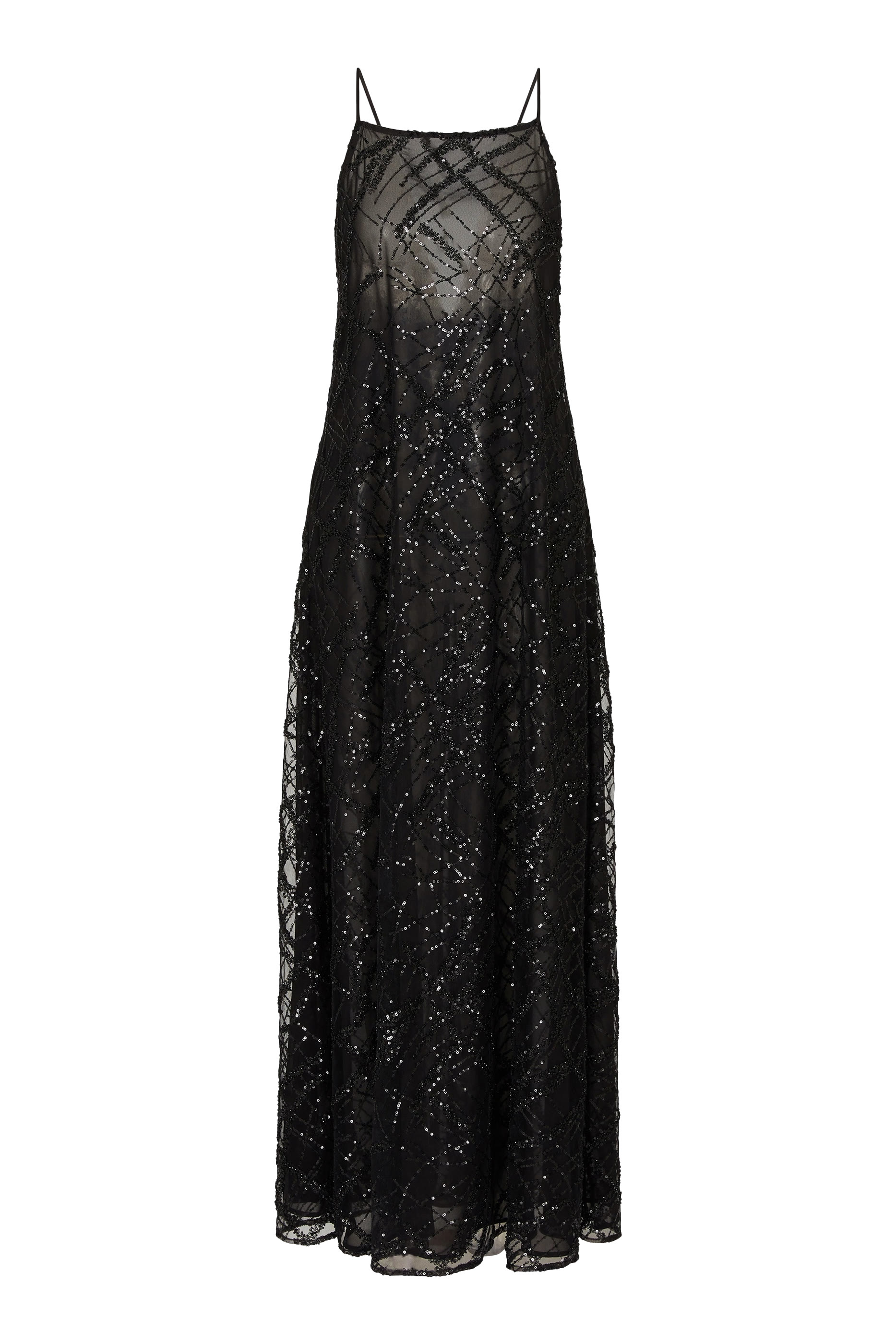 فستان طويل تول