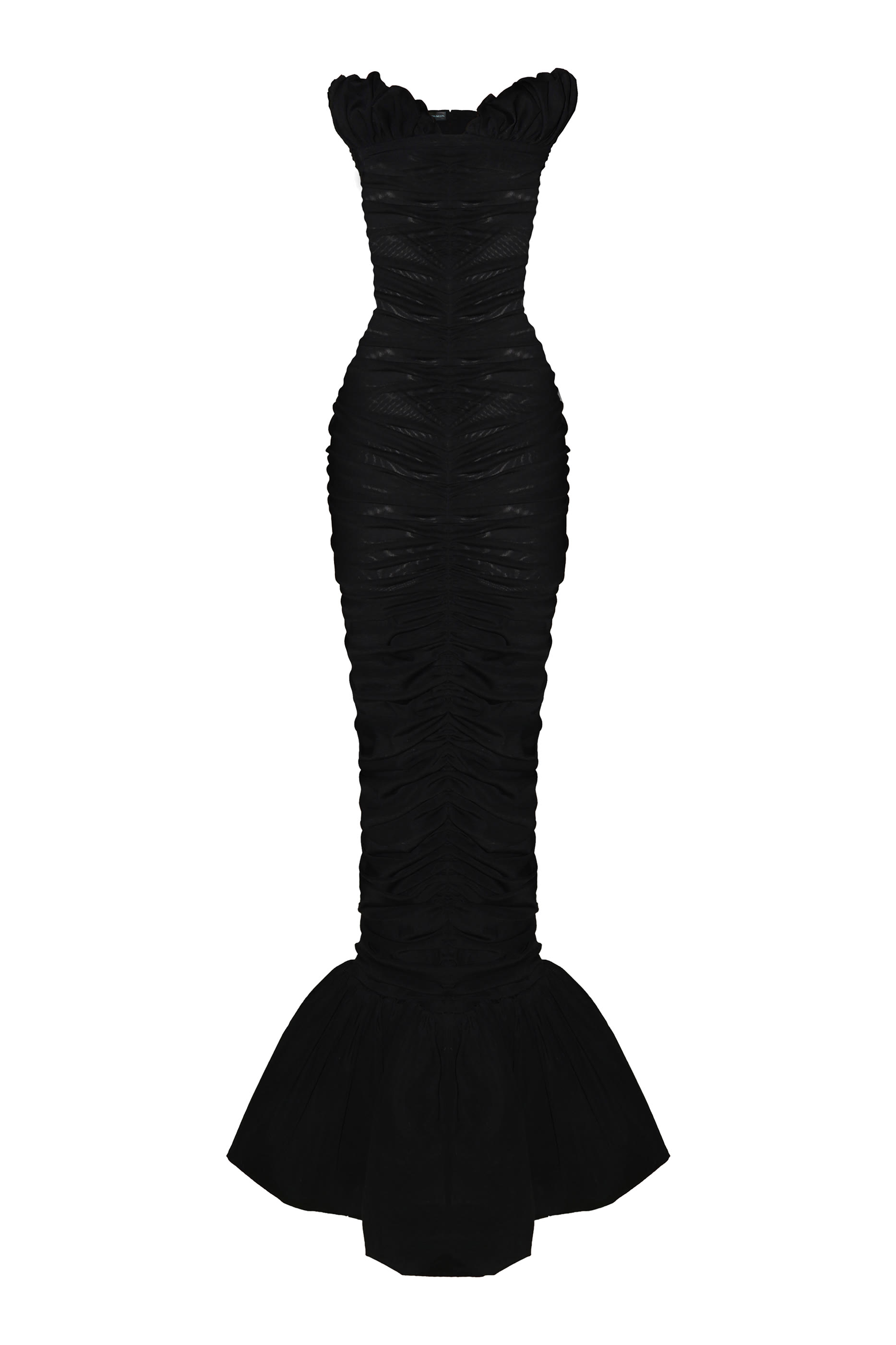 فستان بتفاصيل بتصميم صدف