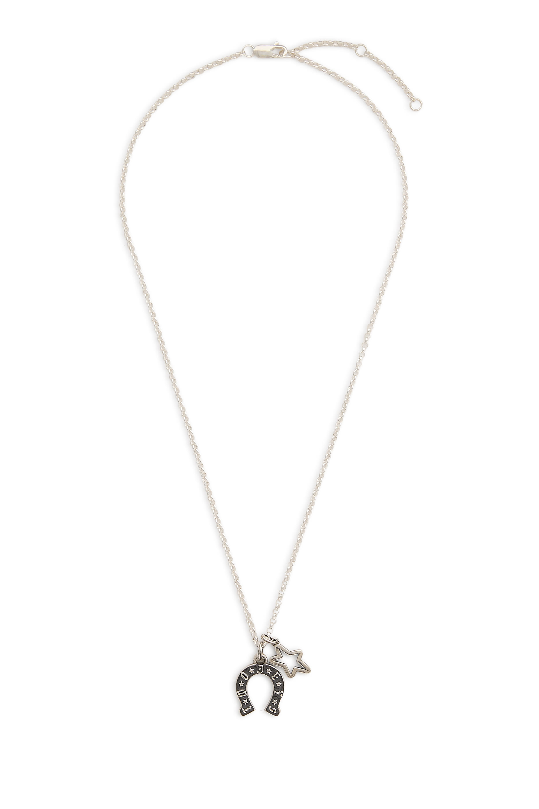 قلادة بدلاية بتصميم حدوة حصان، فضة إسترلينية عيار 925