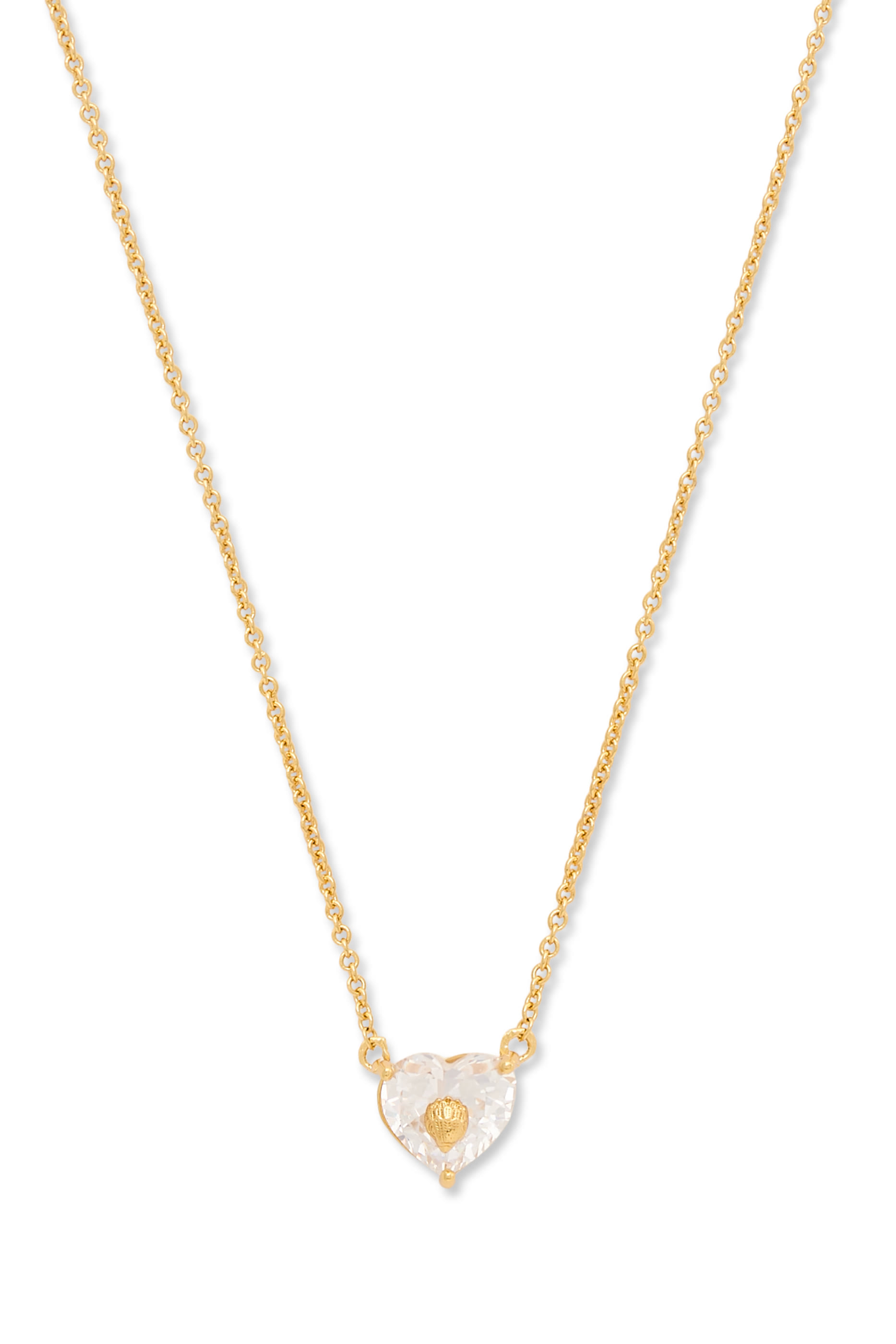 قلادة بدلاية بتصميم قلب مرصعة بالكريستال