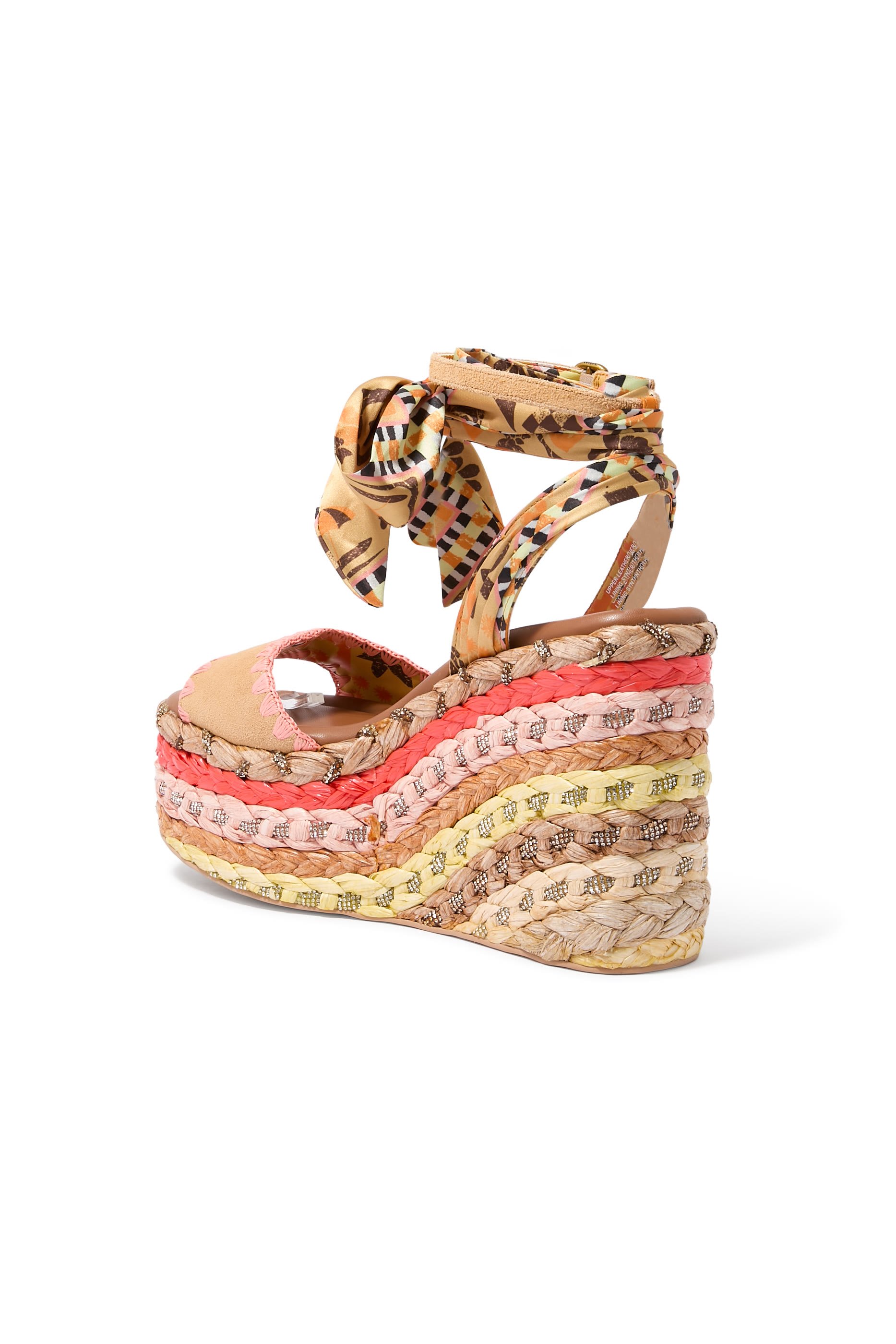 Chelsea Scarf Wedge Heels