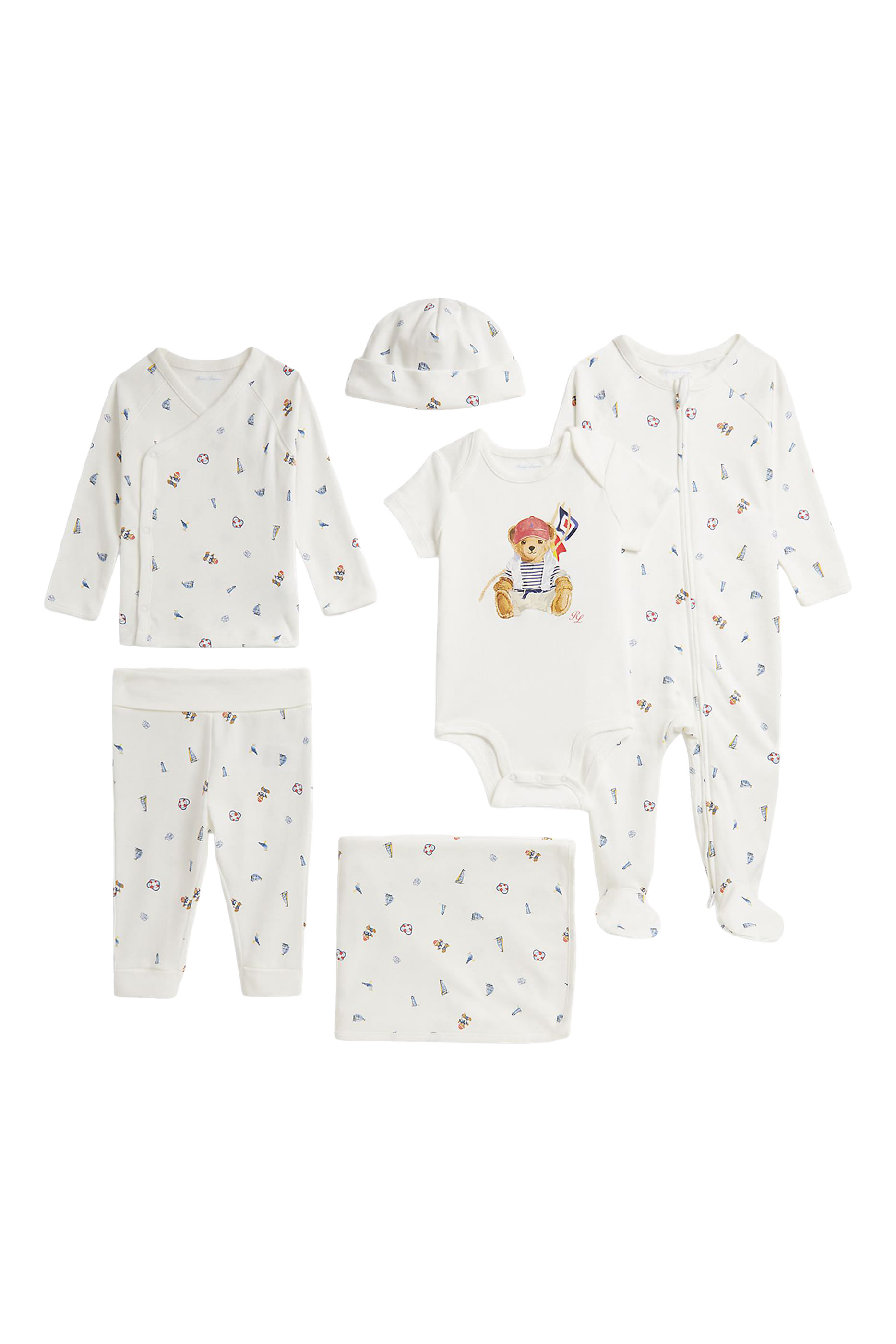 Kids  Printed 6-Piece Cotton Gift Set