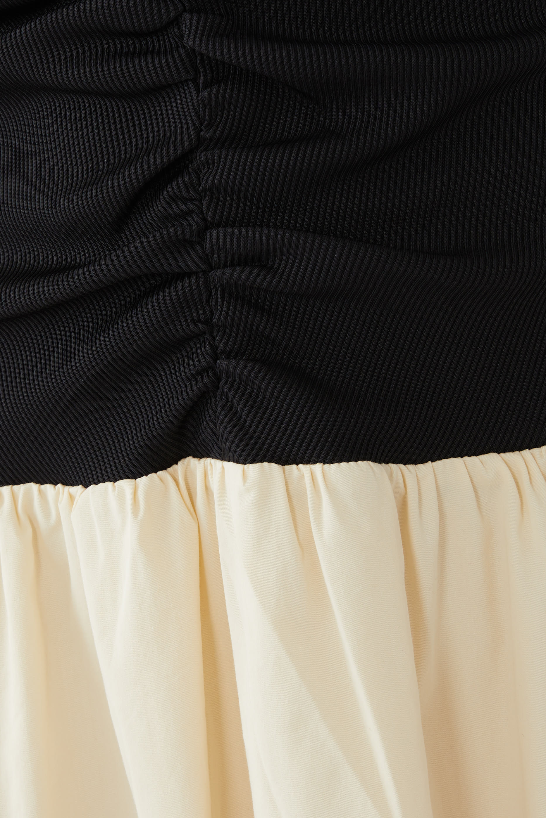 فستان كومبو متوسط الطول بخصر منخفض