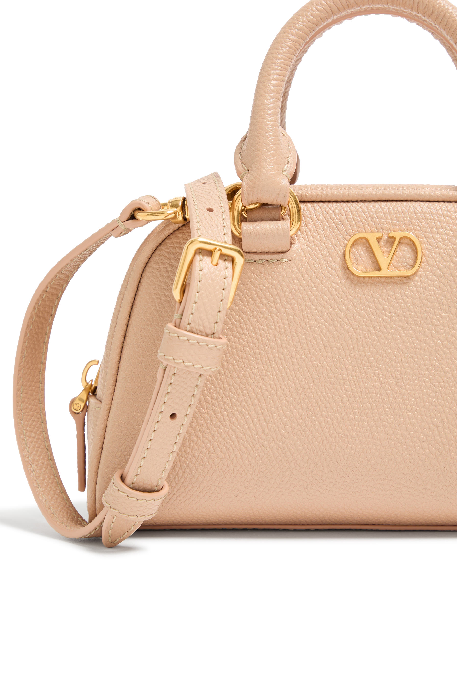 حقيبة بولينج صغيرة بحلية شعار الماركة