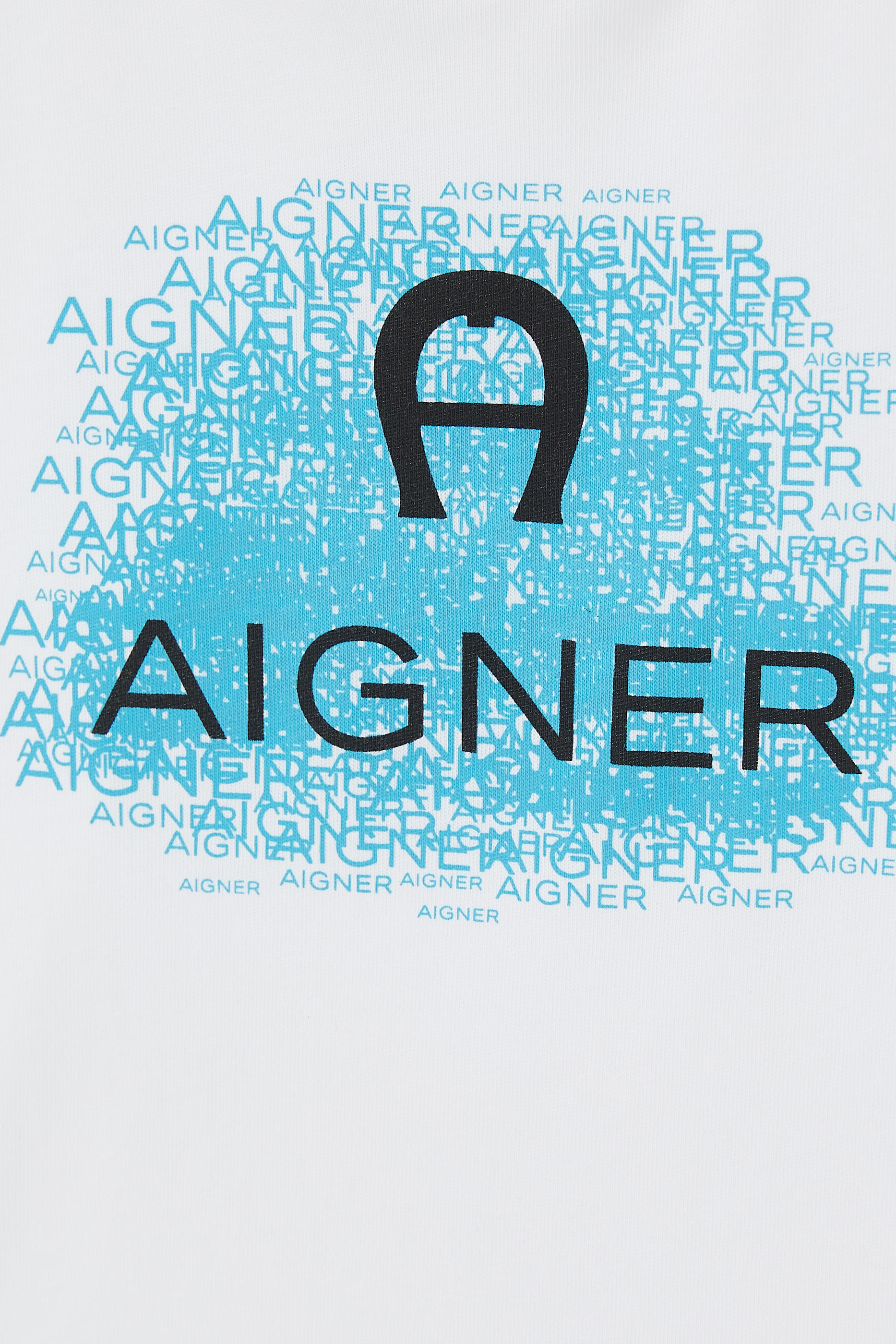 تيشيرت قطن بشعار الماركة للأطفال