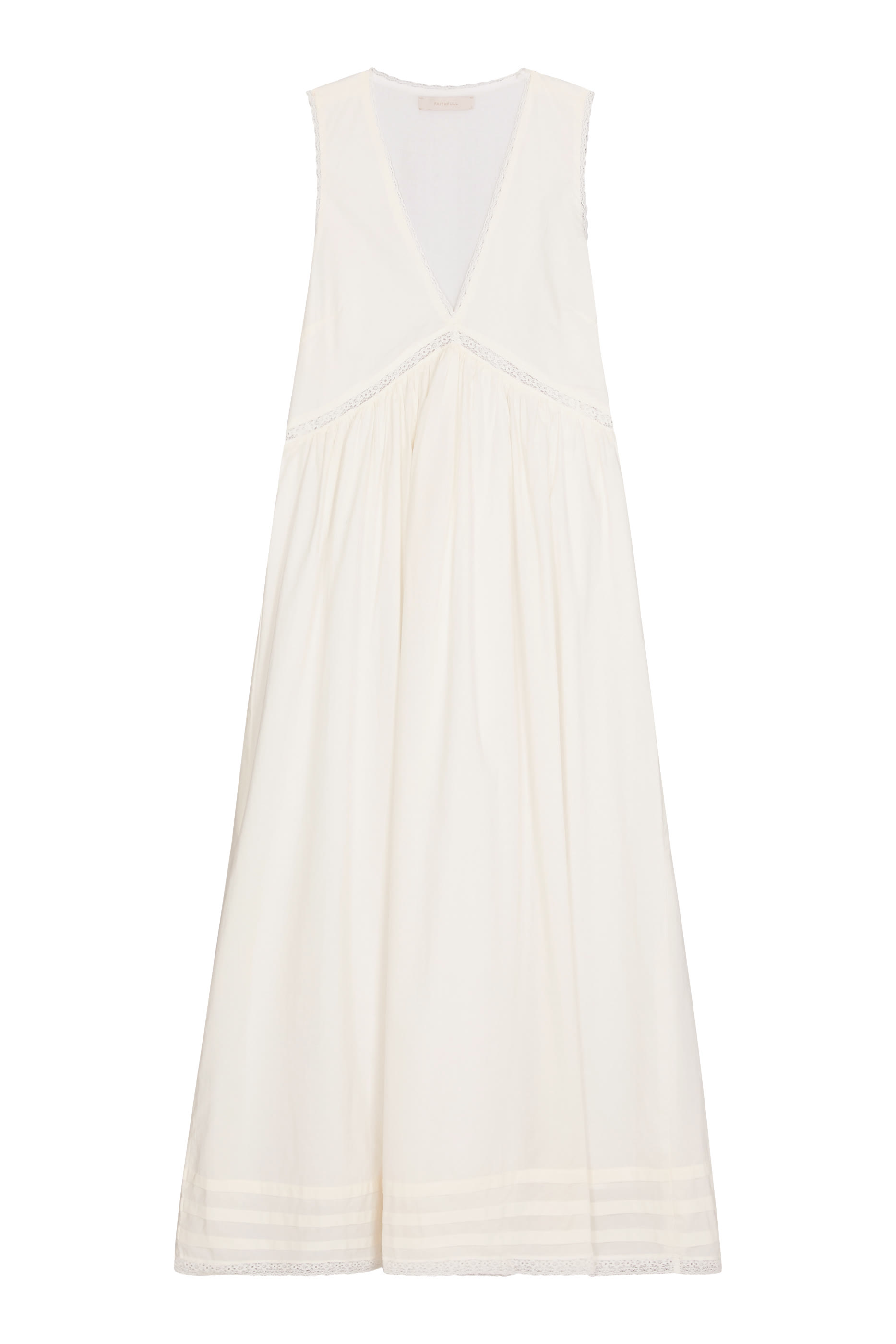 فستان فيورا فريسكو متوسط الطول دانتيل