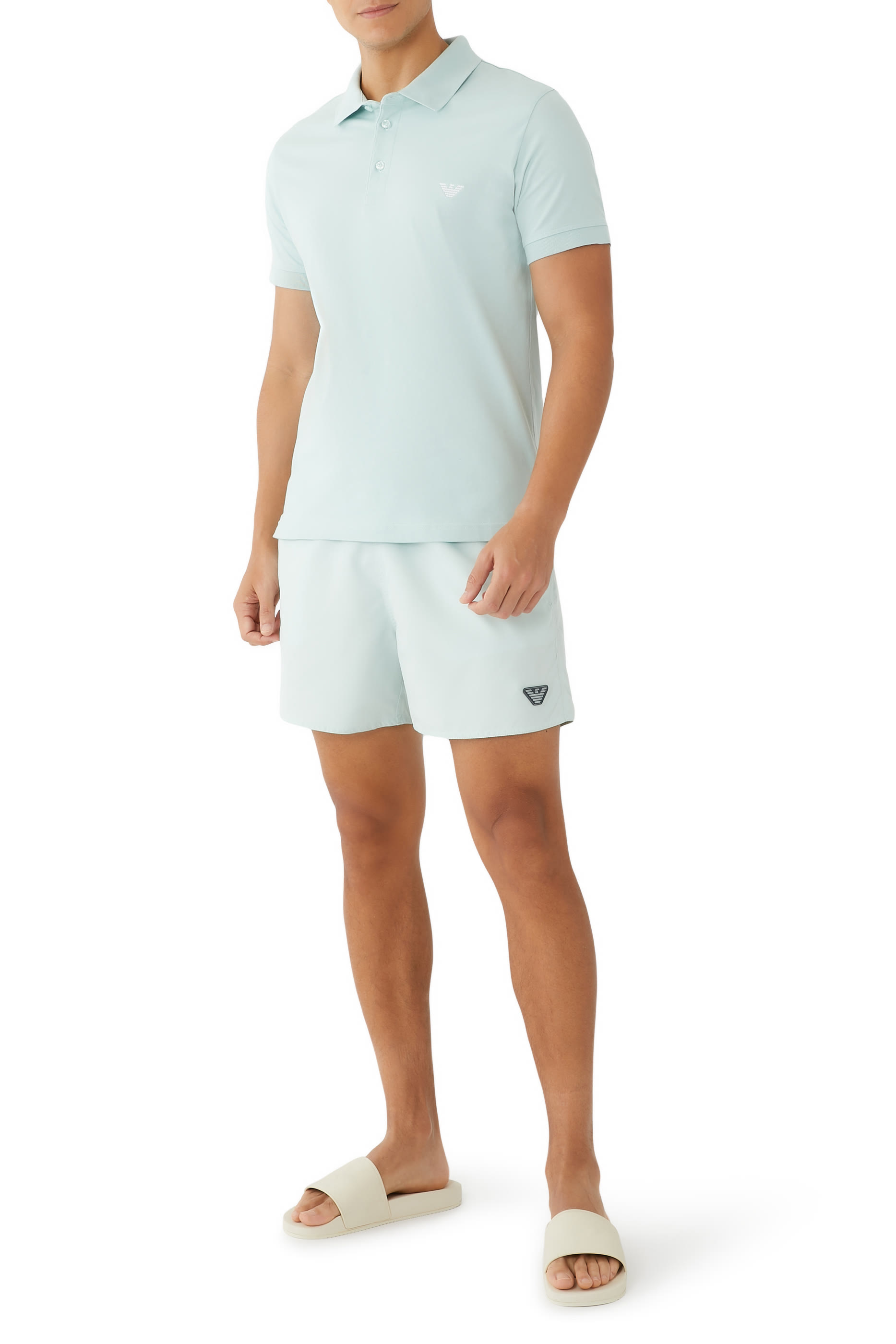 شورت سباحة اس 88 بخصر متوسط الإرتفاع نايلون