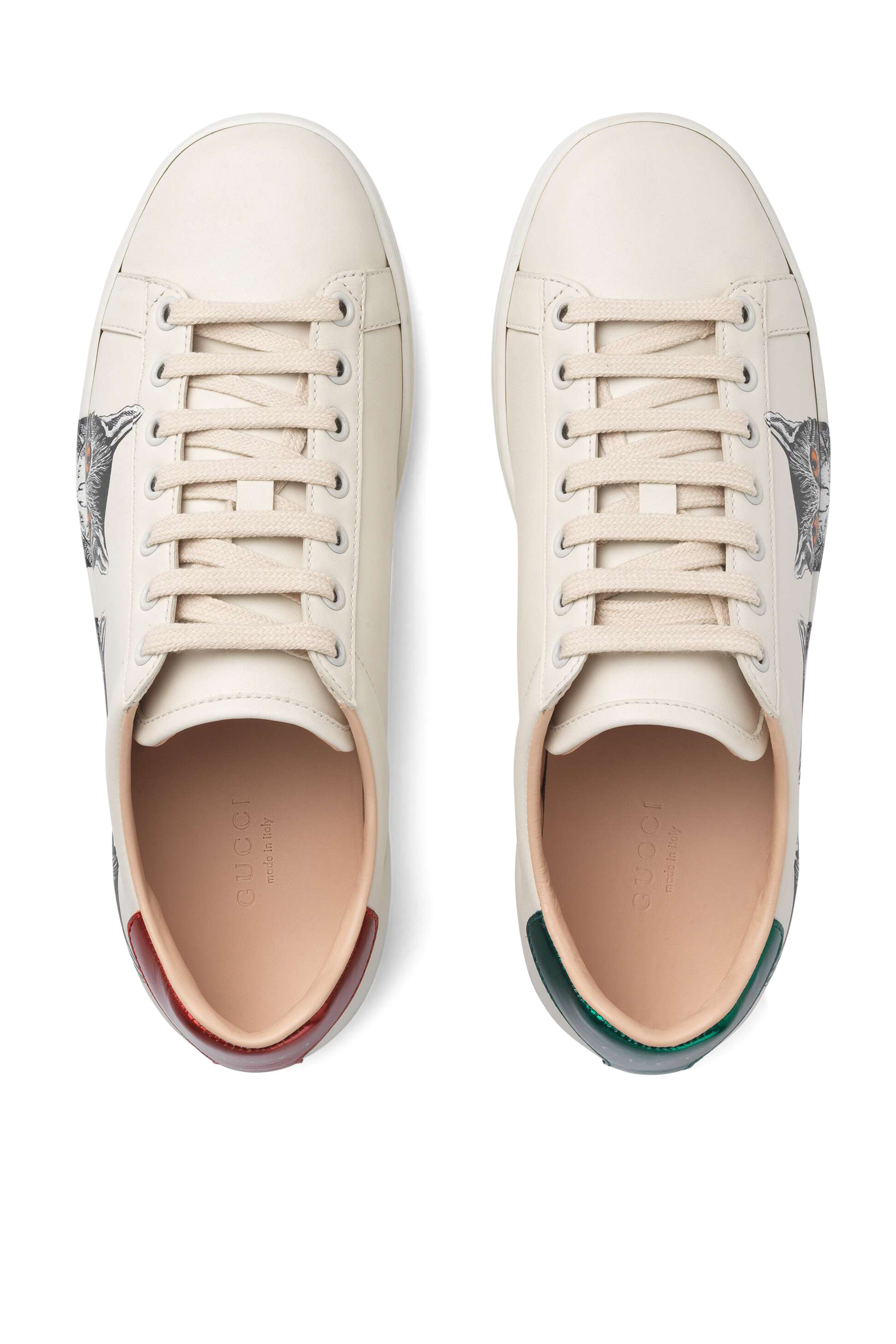 سنيكرز ايس بطبعة وجه قطة