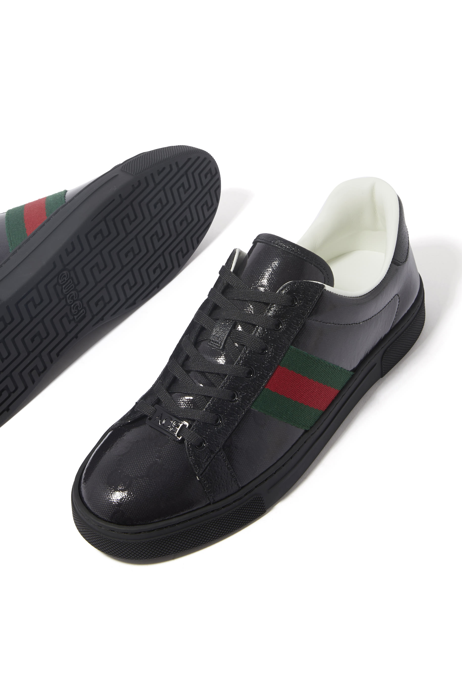 حذاء سنيكرز إيس قنب مزين بشريط ويب