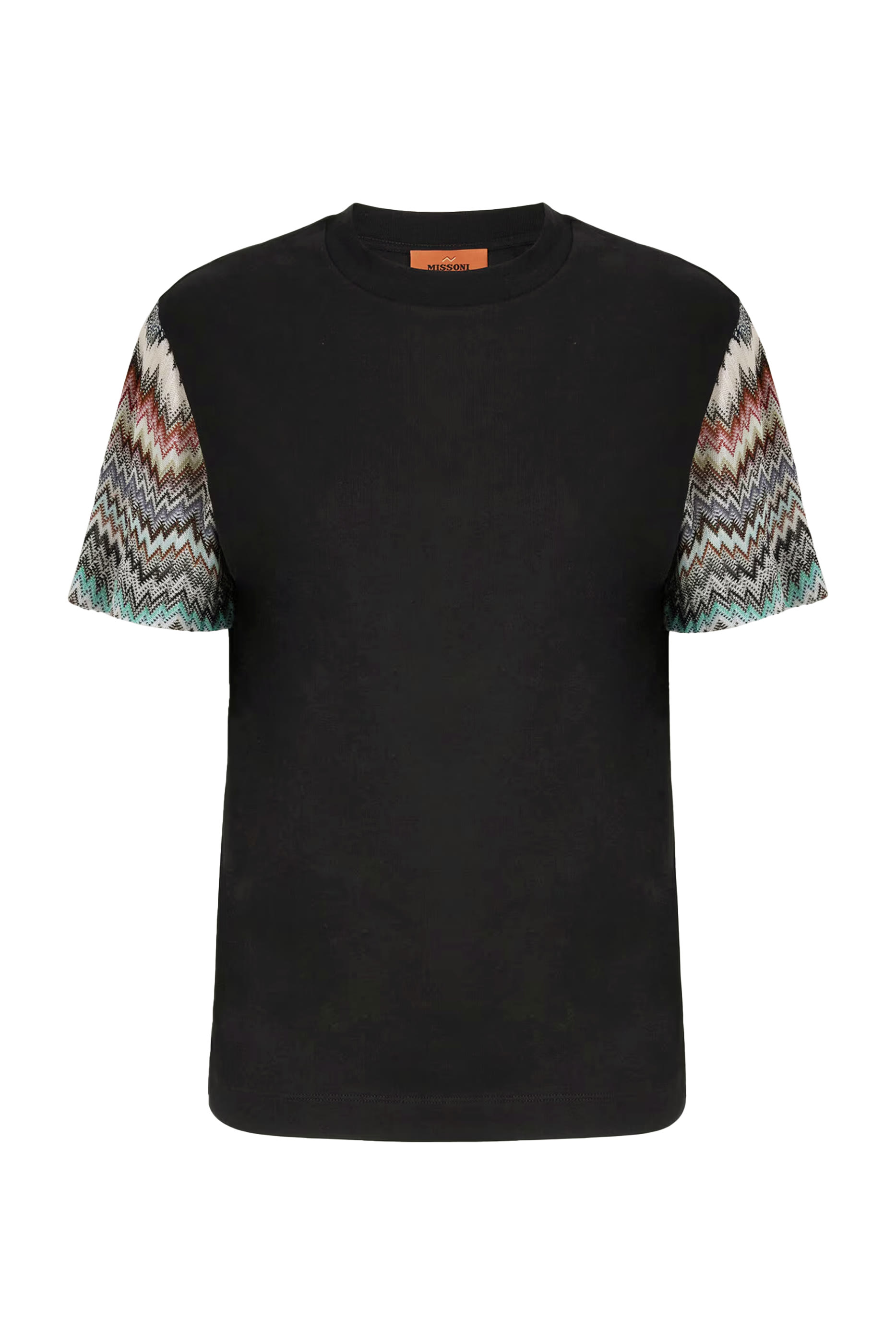 تيشيرت بياقة ضيقة نسيج راشيل