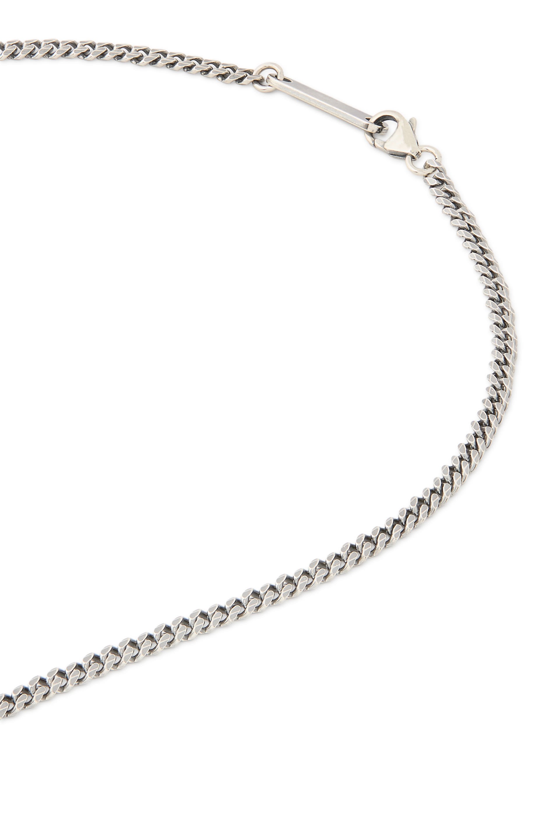 قلادة بدلاية بنقشة حمامة، فضة إسترلينية