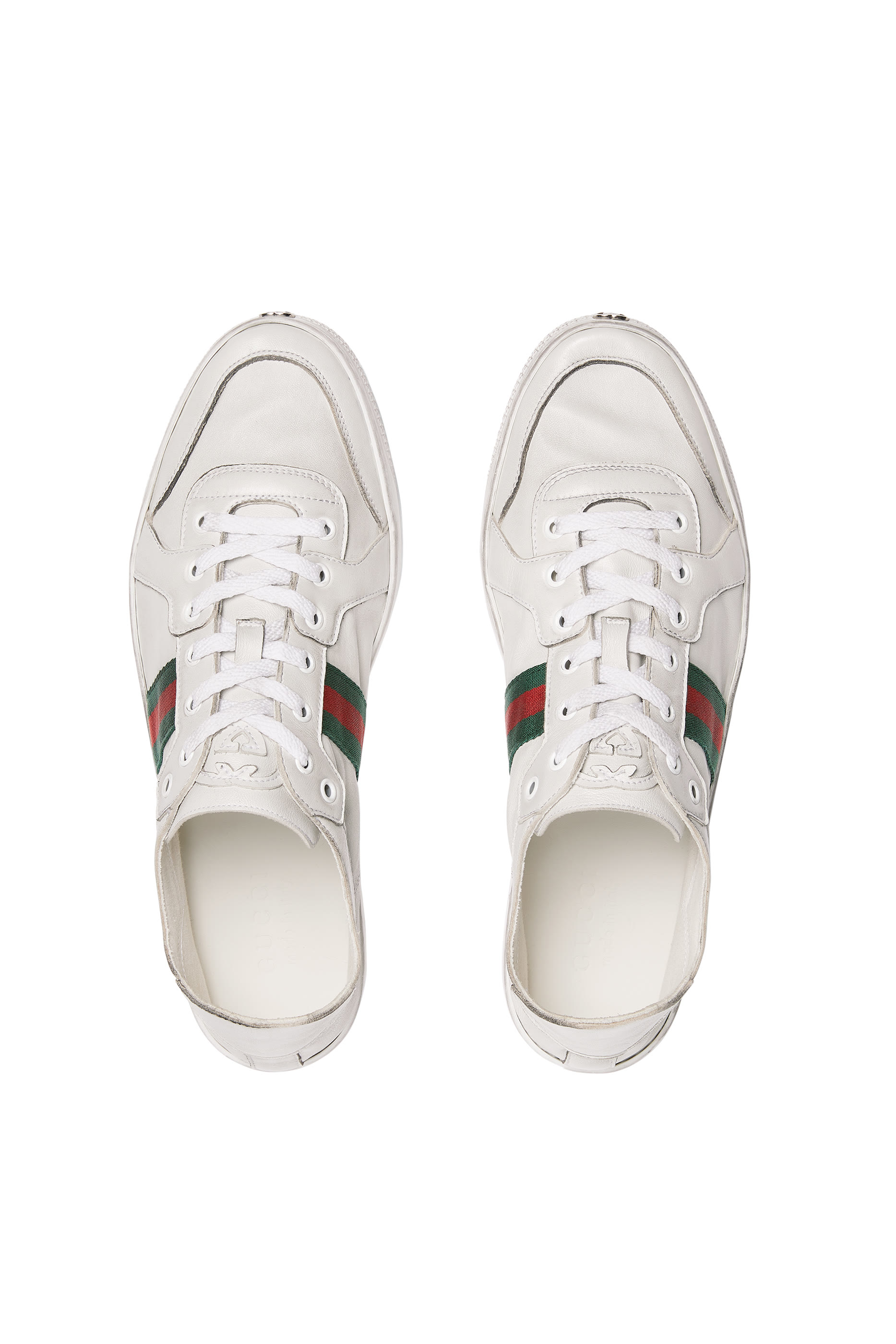 سنيكرز بكاحل منخفض وشريط ويب خامة مطاطية