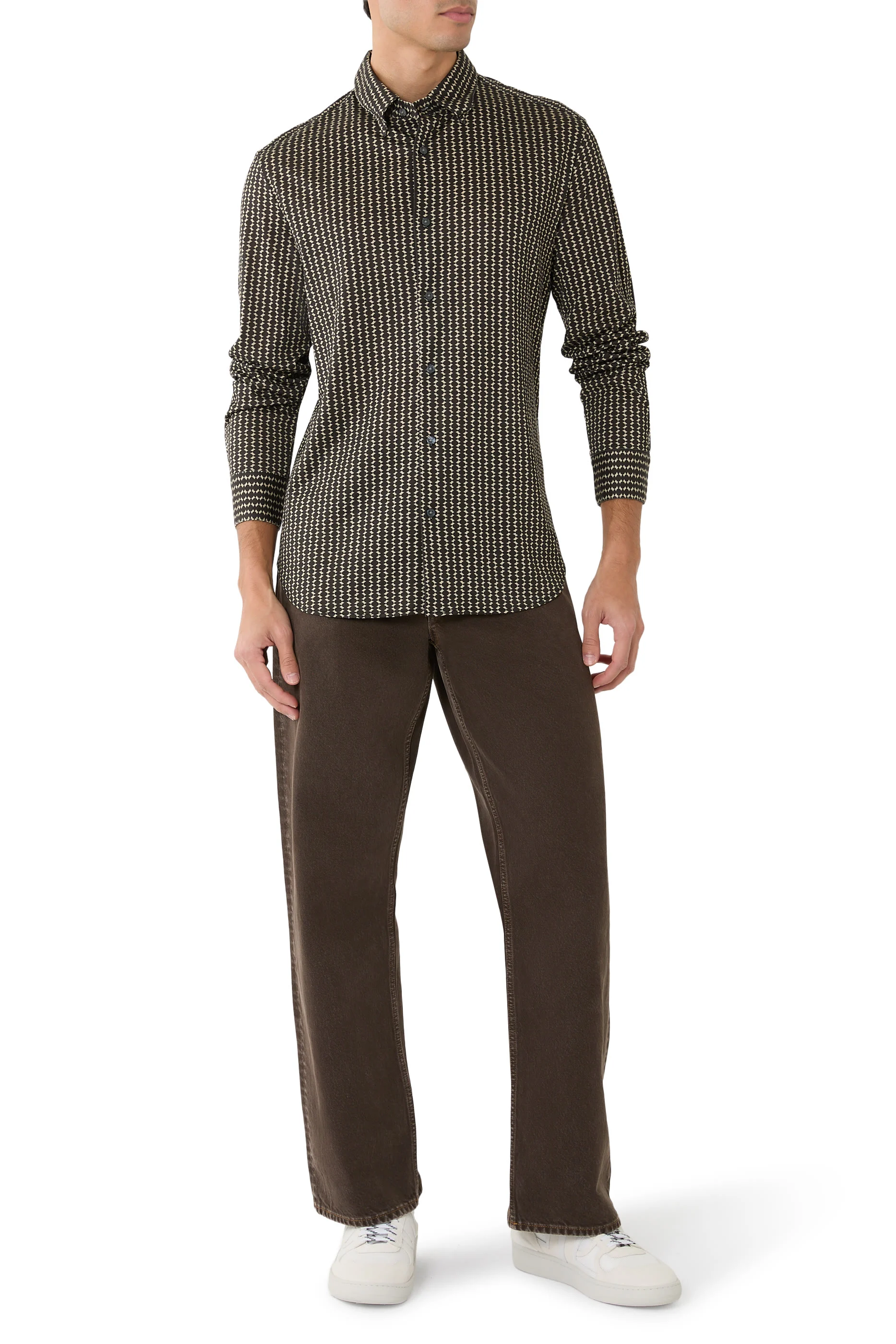 قميص مزيج لايوسيل وجيرسيه