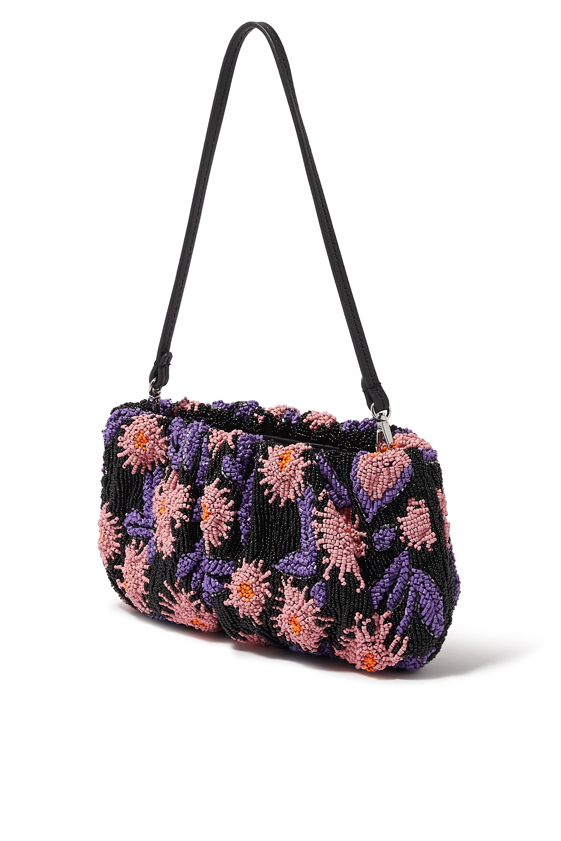 حقيبة مطرزة بخرز