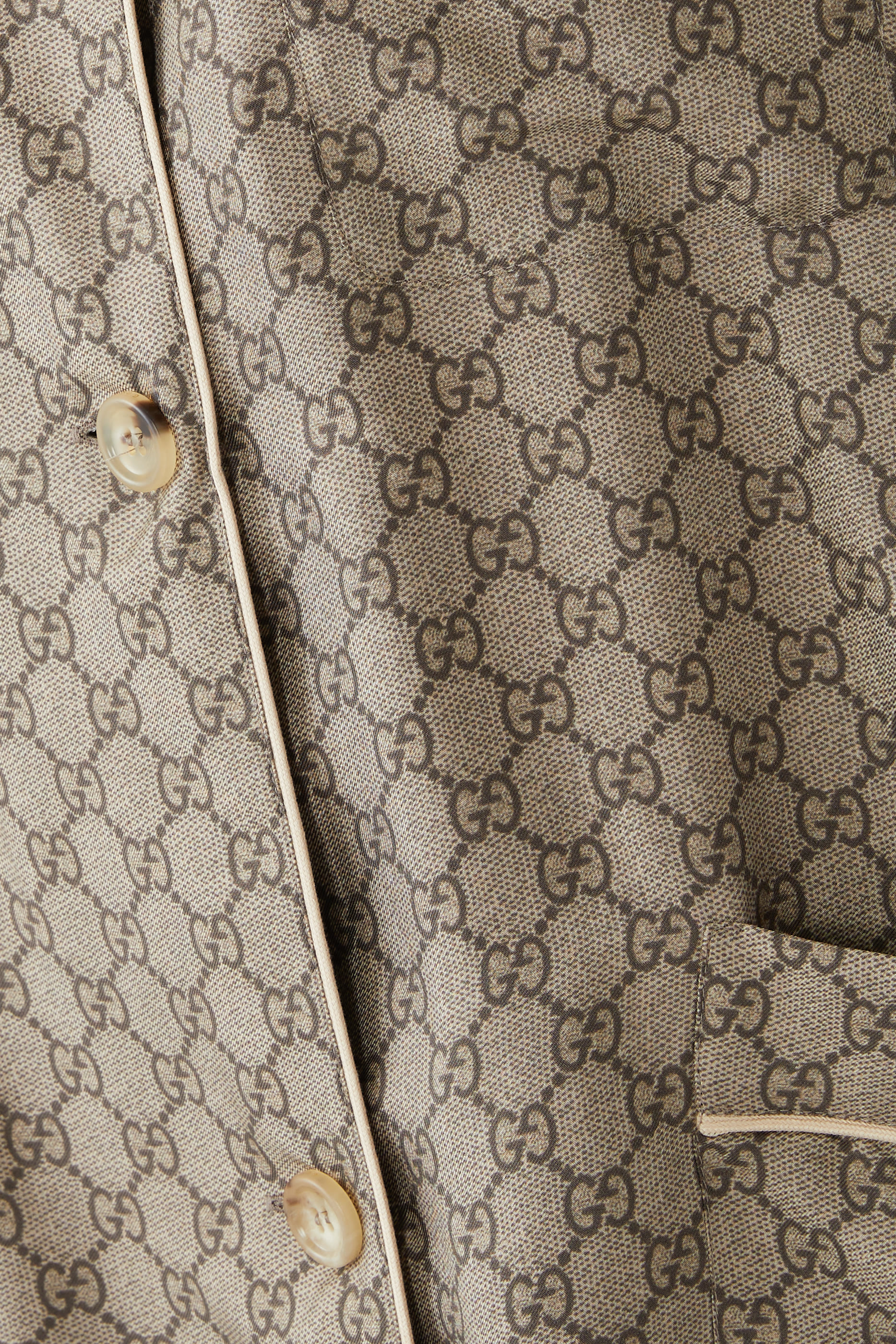 قميص بشعار الماركة حرير سوبريم