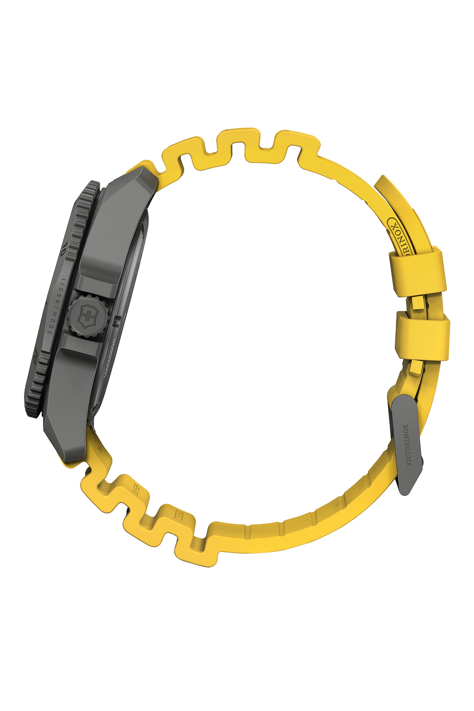 ساعة برو كوارتز للغوص، مطاط وتيتانيوم