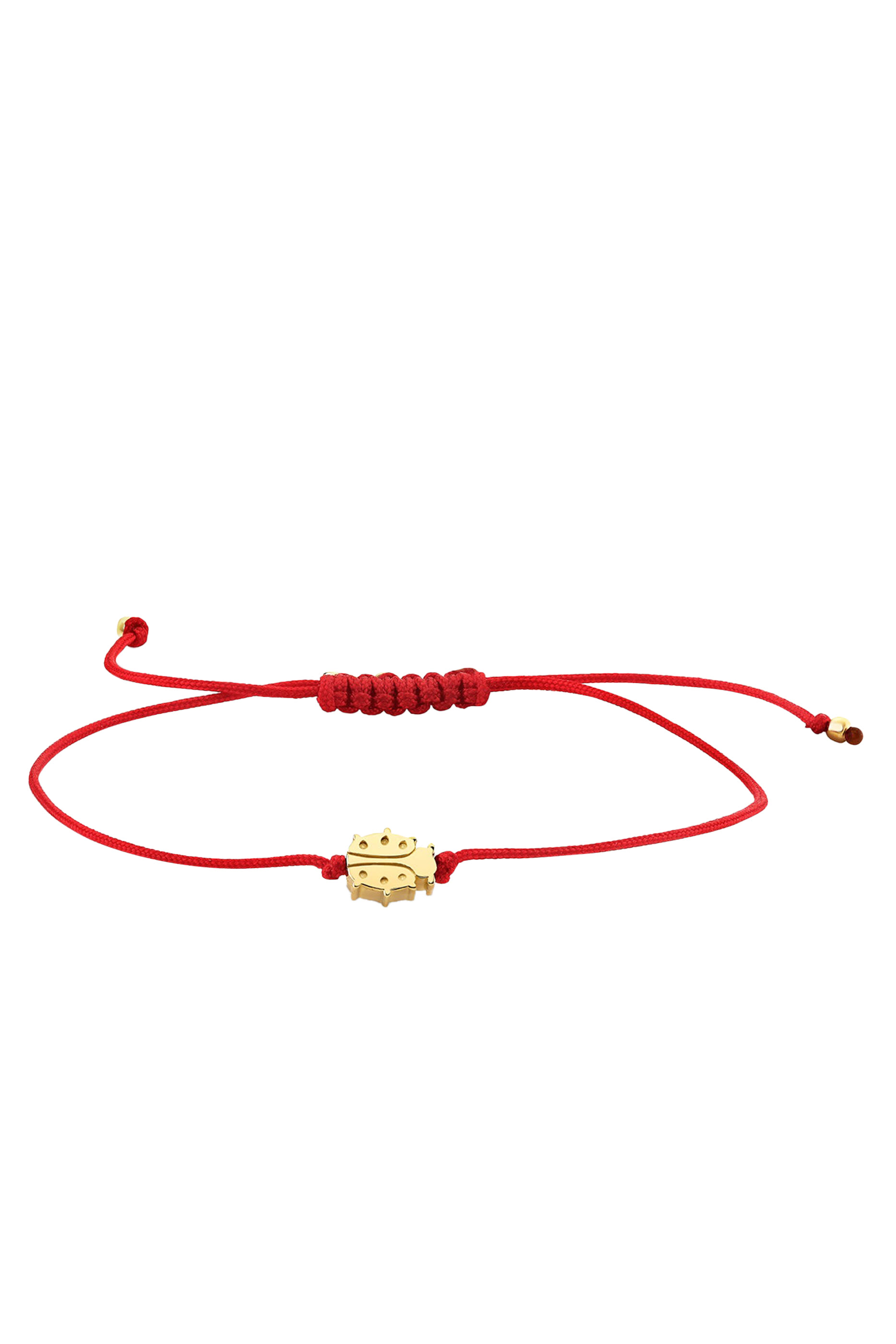 سوار خيط بحلية صغيرة بتصميم دعسوقة