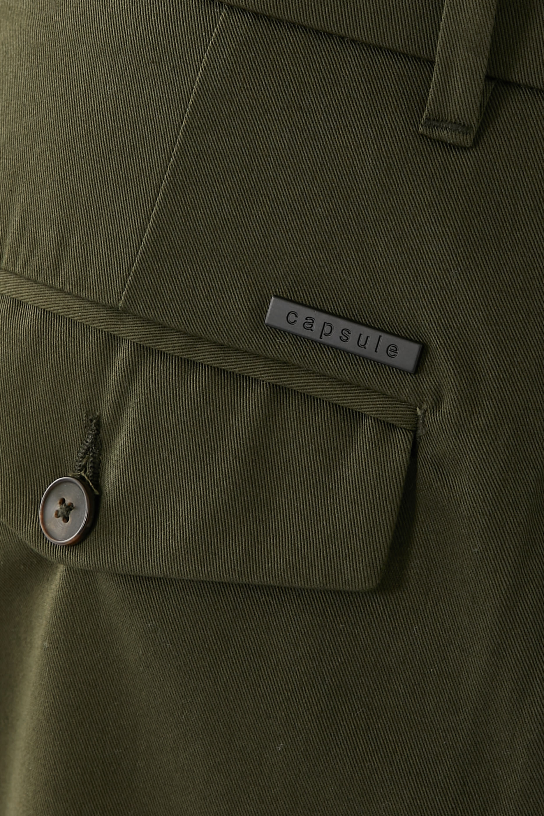 بنطال بقصة ساق مستقيمة تويل