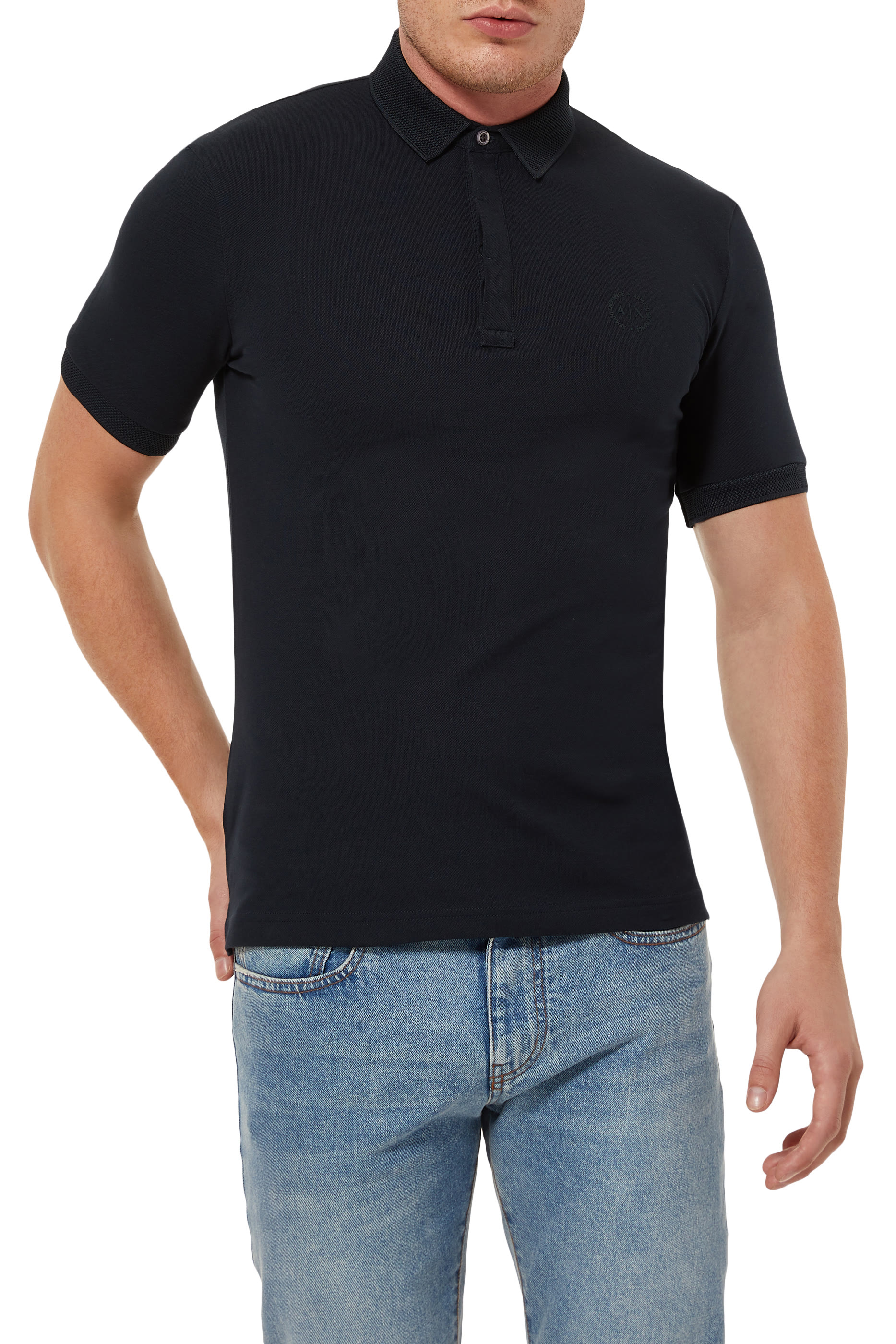 قميص بولو اف 91 بشعار الماركة