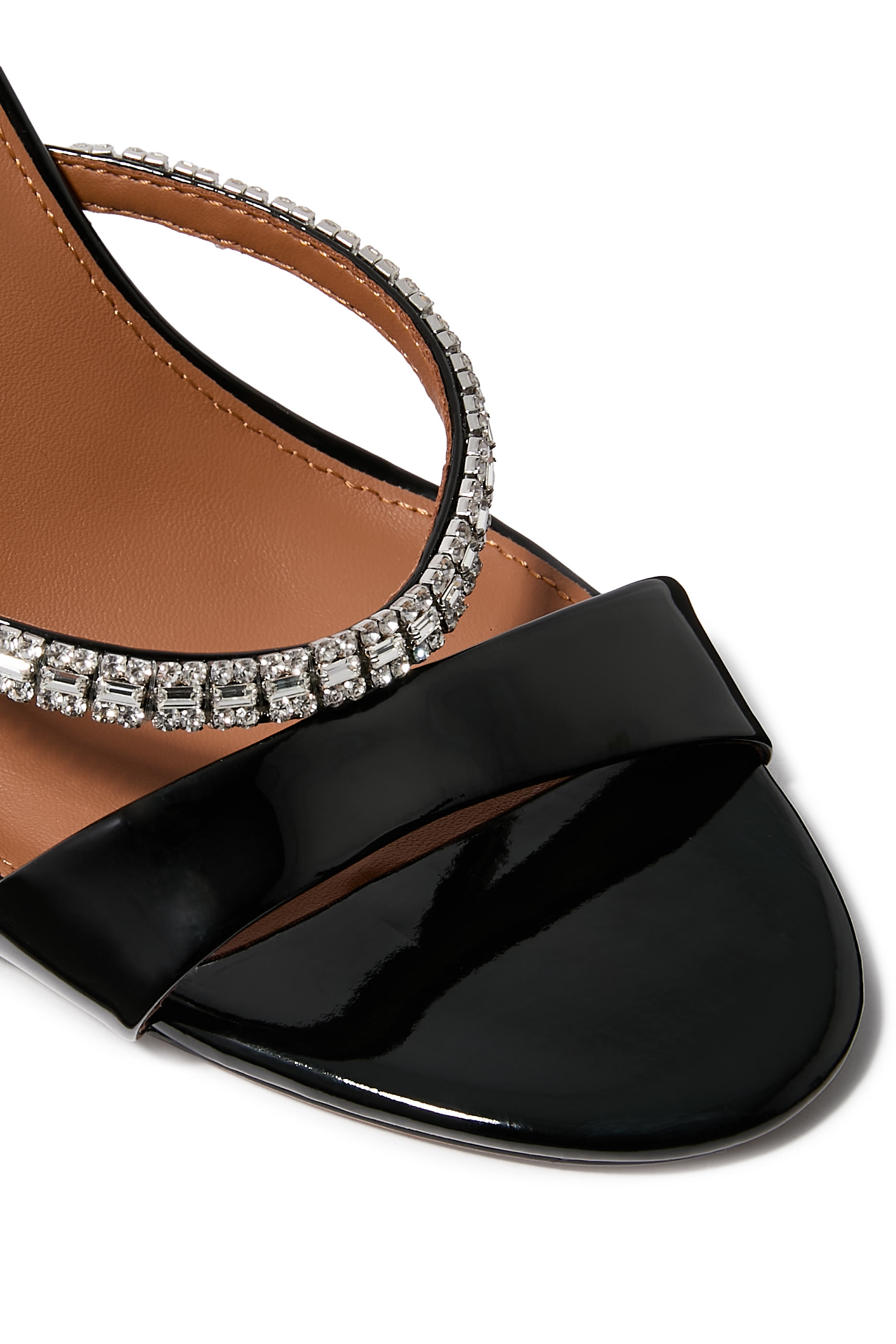 صندل 90 بسيور مرصعة بكريستال