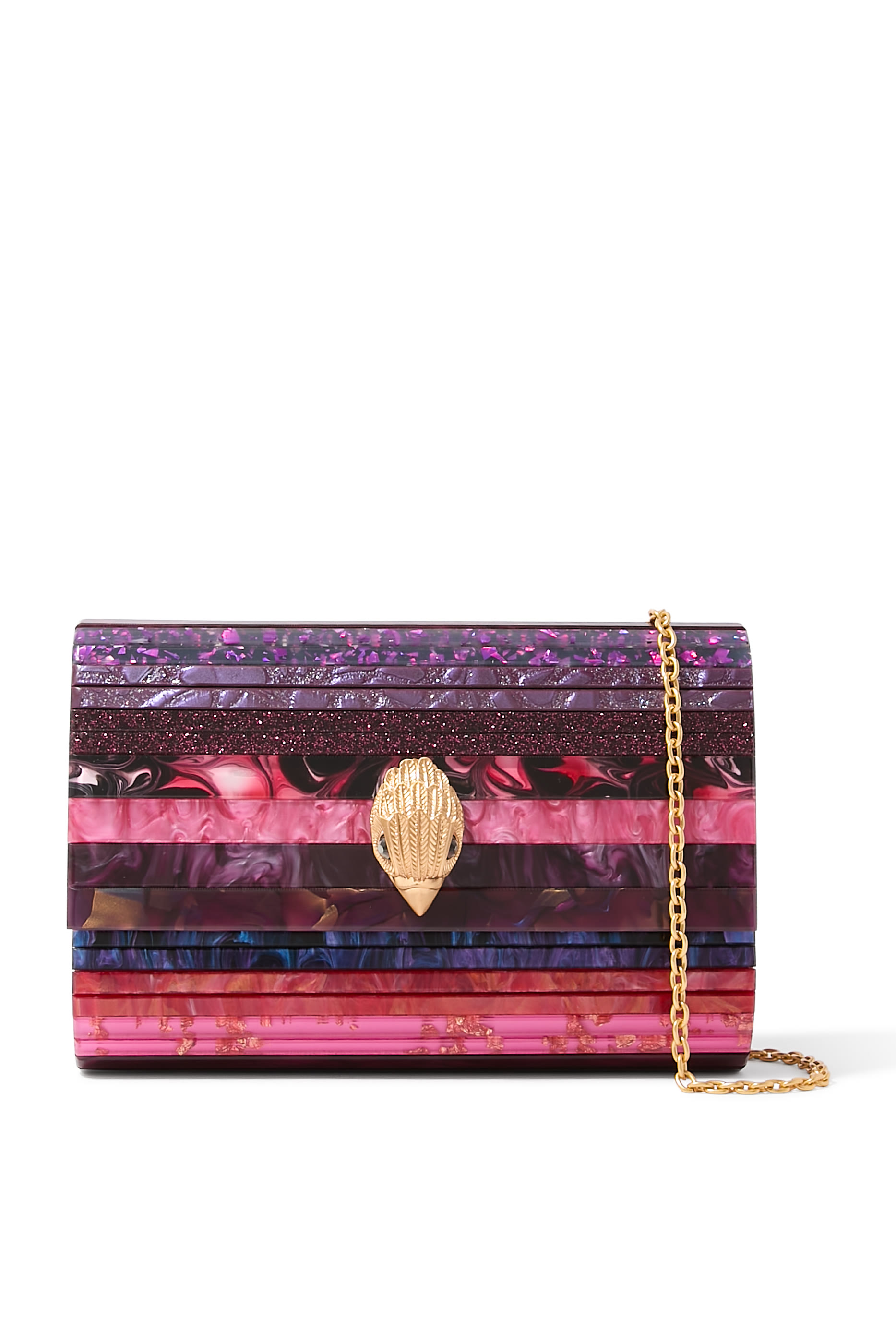 حقيبة كلاتش بارتي بحلية شعار الماركة