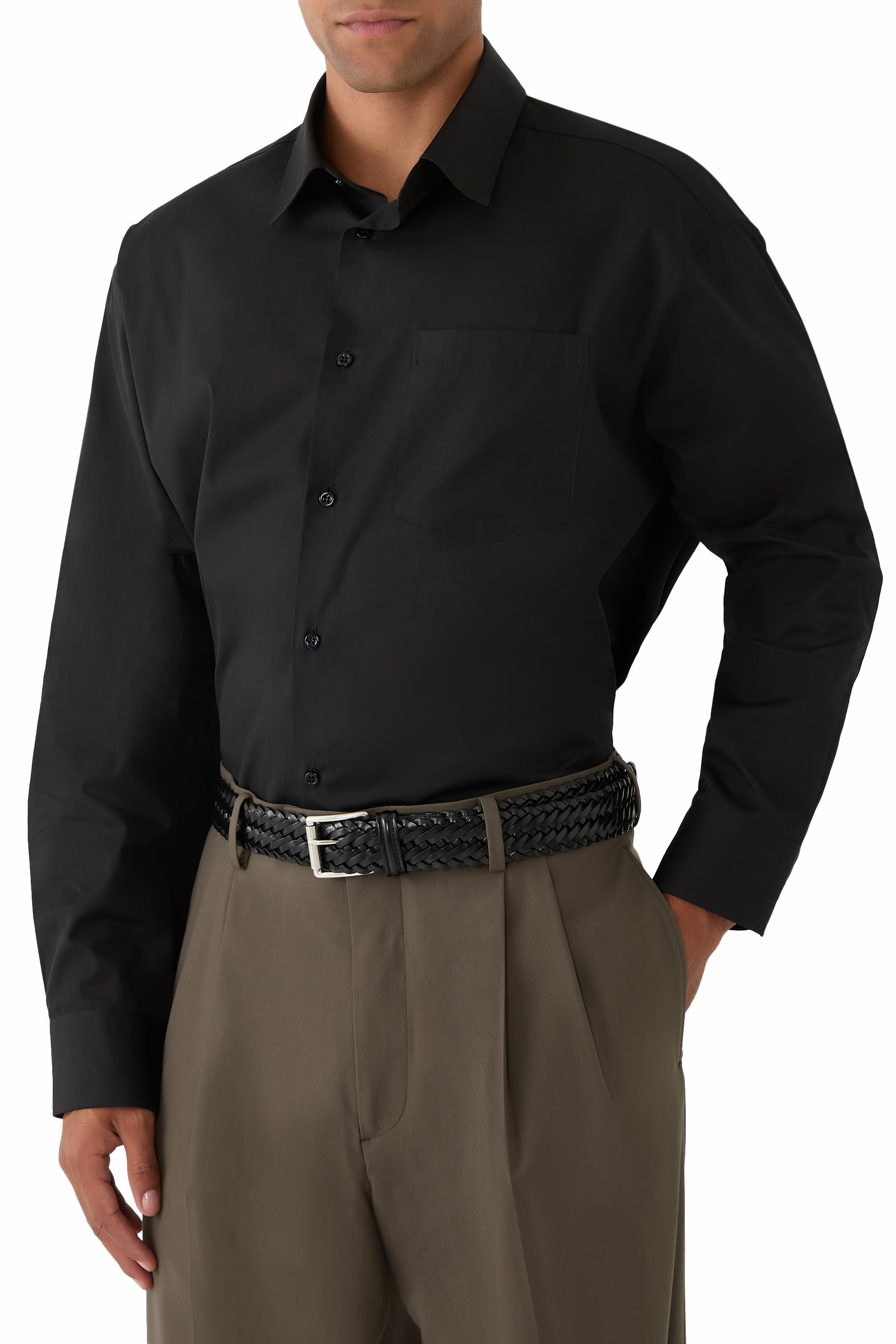 حزام مجدول جلد