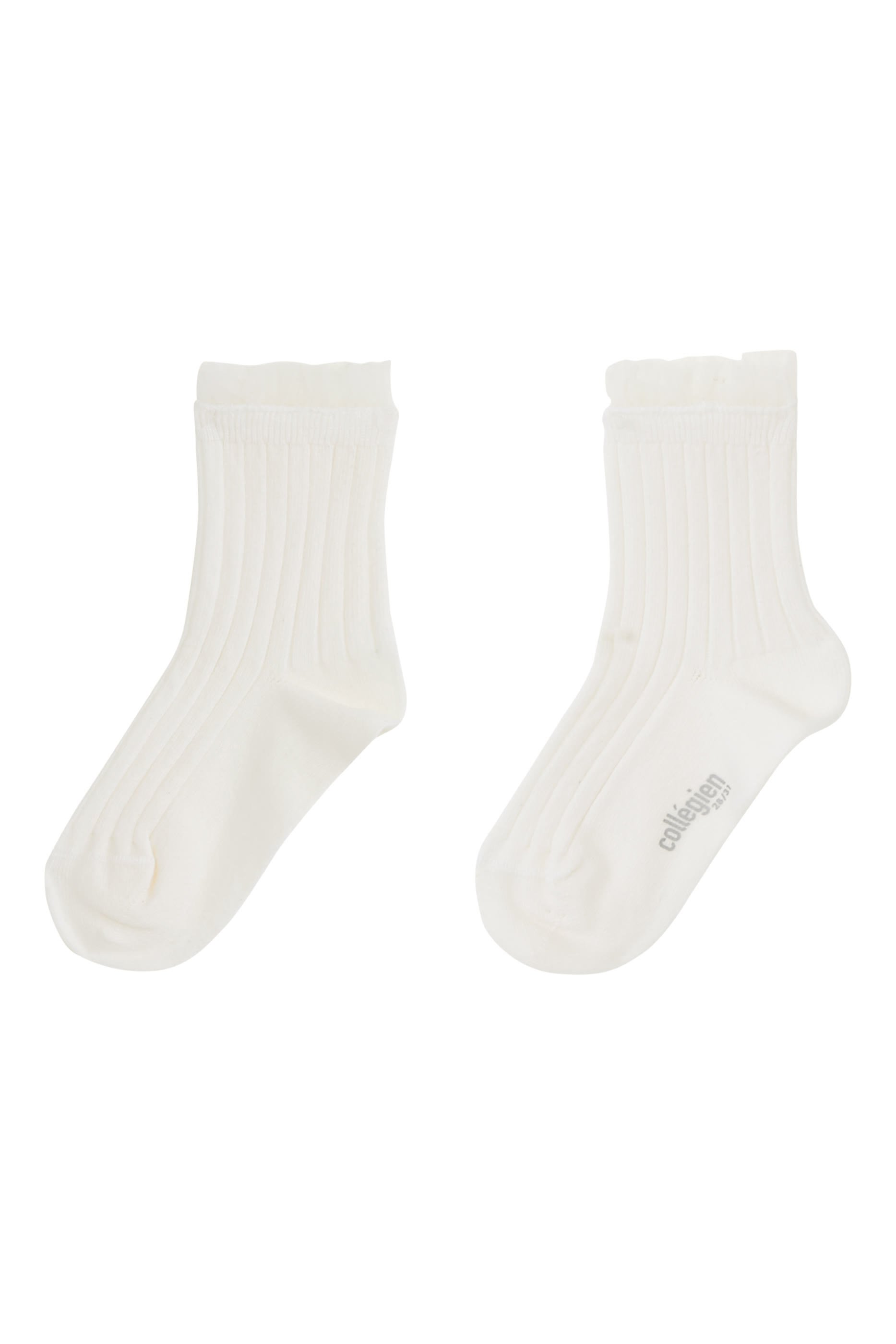 Kids Margaux Tulle Frill Ribbed Ankle Socks