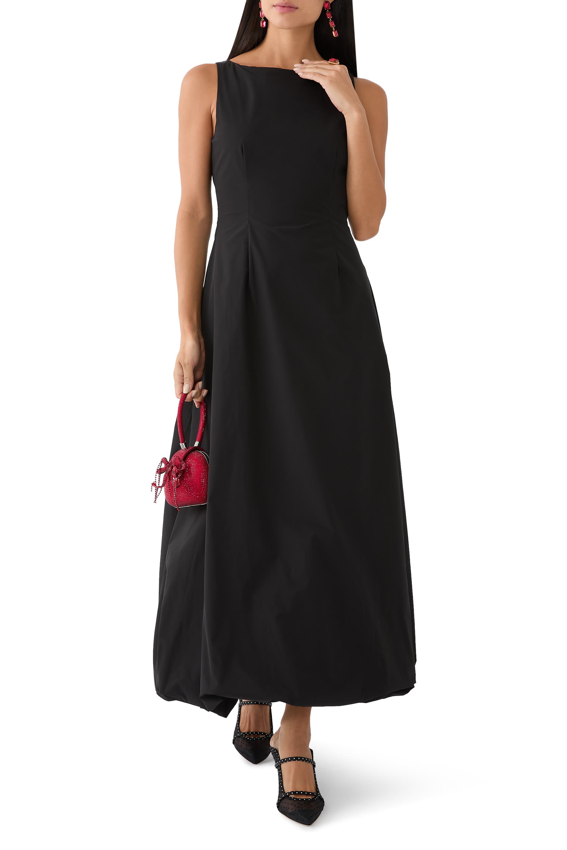 فستان بوبي طويل