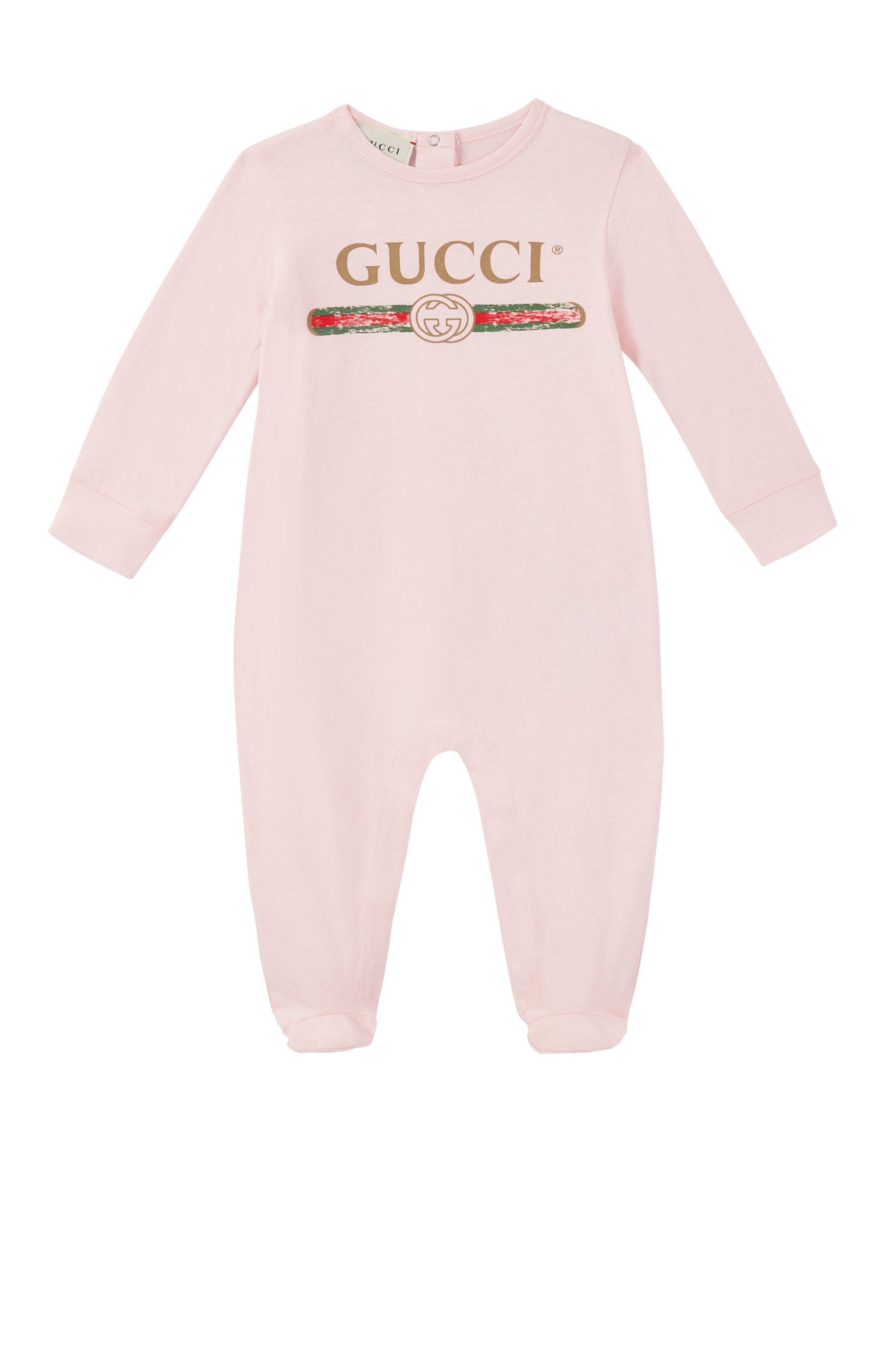 لباس قطعة واحدة بشعار الماركة بتصميم ممزق