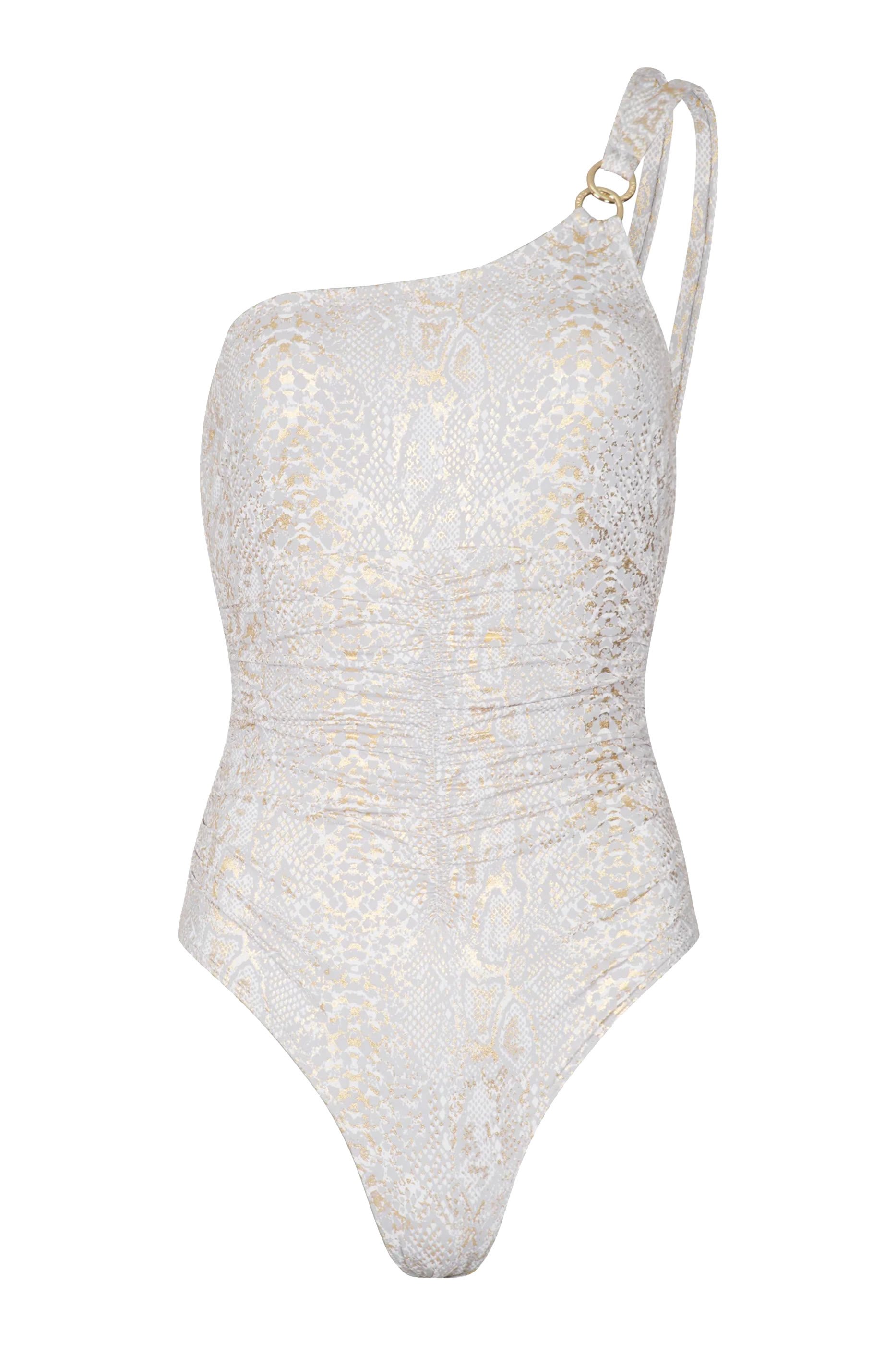 بدلة سباحة ساردينيا بكتف مكشوف