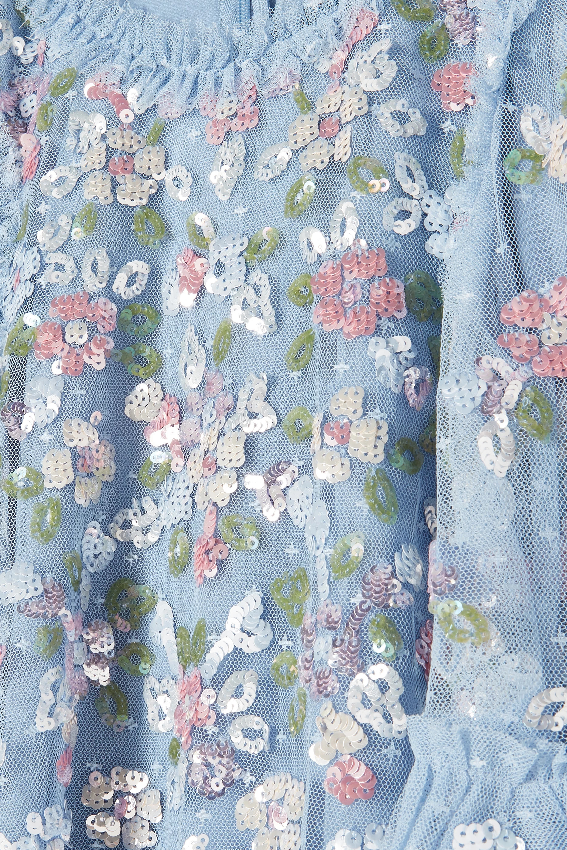 فستان بلوم مطرز بالترتر للأطفال