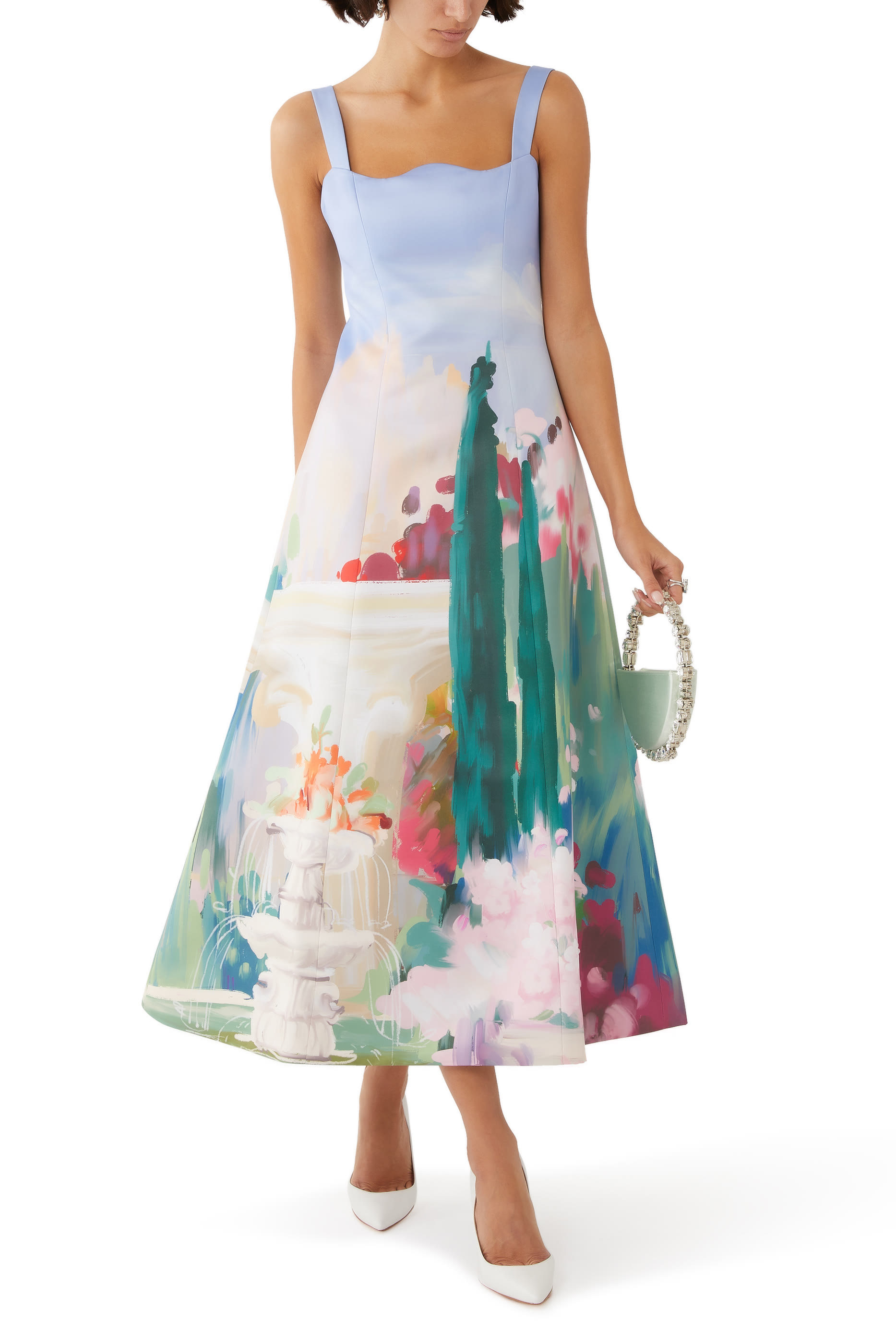 فستان أوديت متوسط الطول