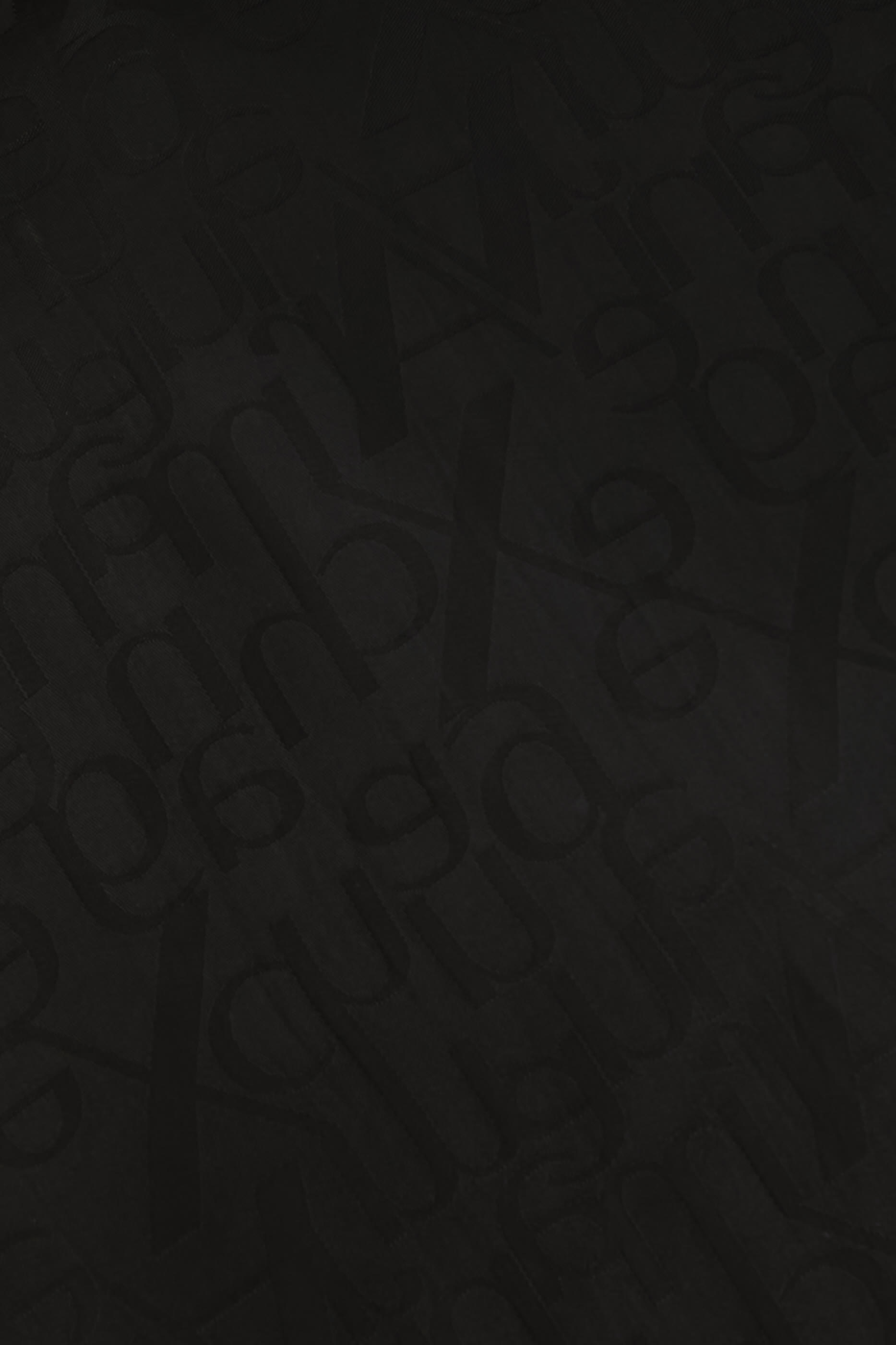 بلوزة بأكمام طويلة مزينة كليا بشعار الماركة