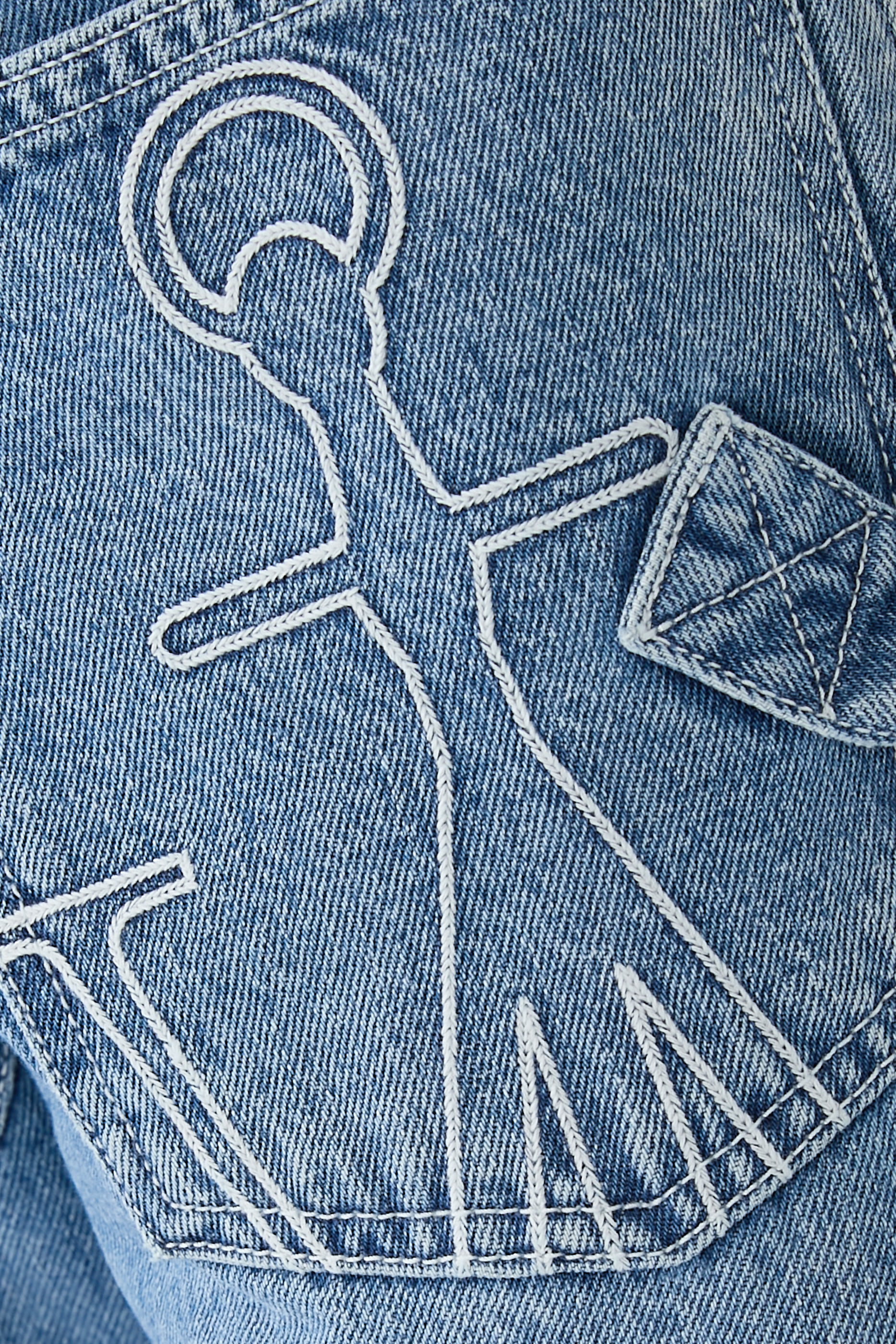 بنطال جينز تويستد ورك وير