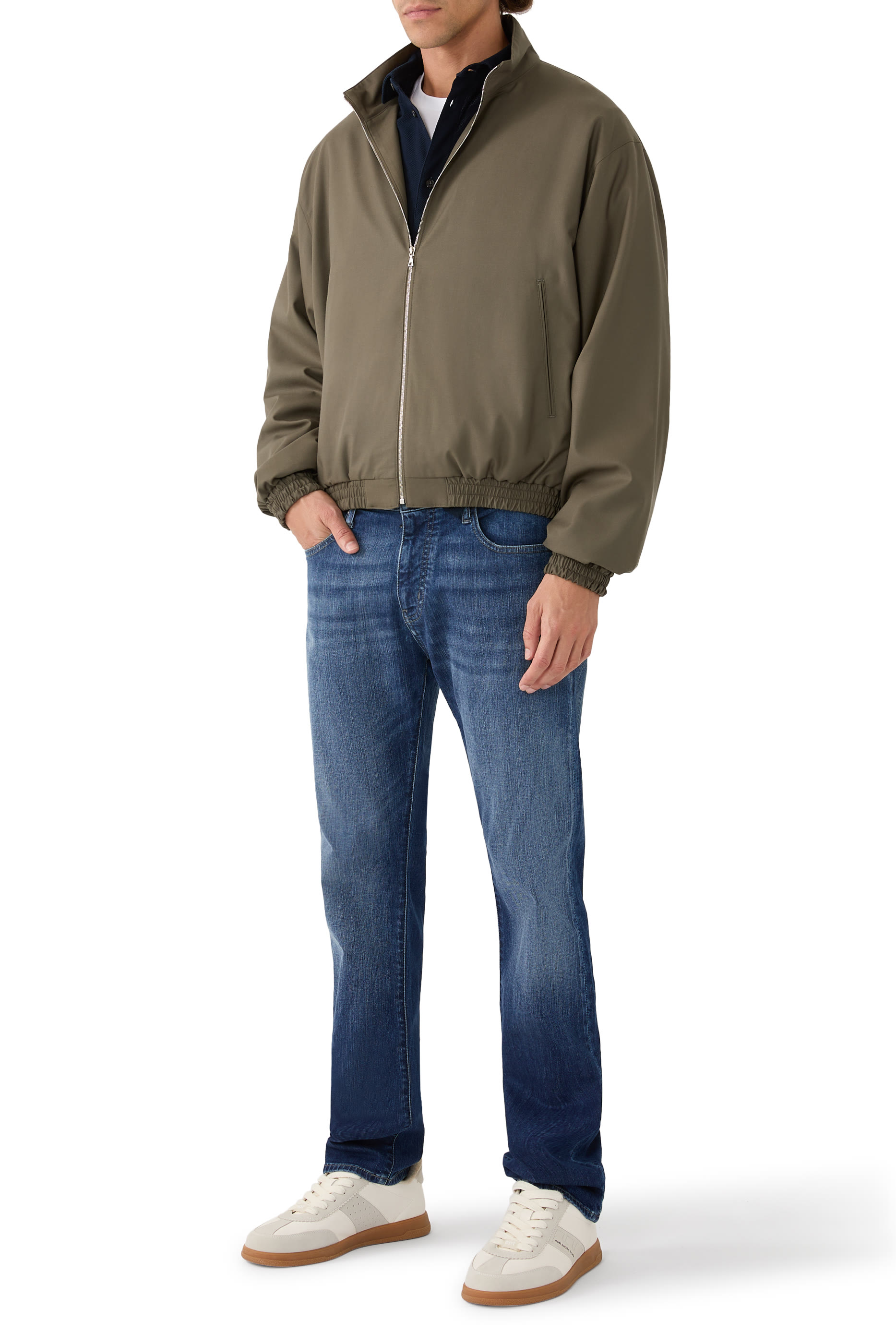 قميص بقصة ضيقة آيس كوتن عضوي