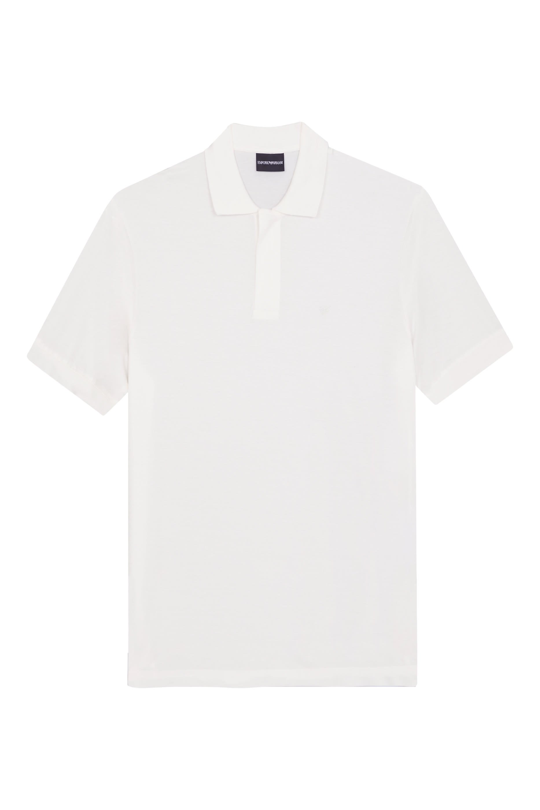 قميص بولو برقعة شعار رأس النسر صغيرة