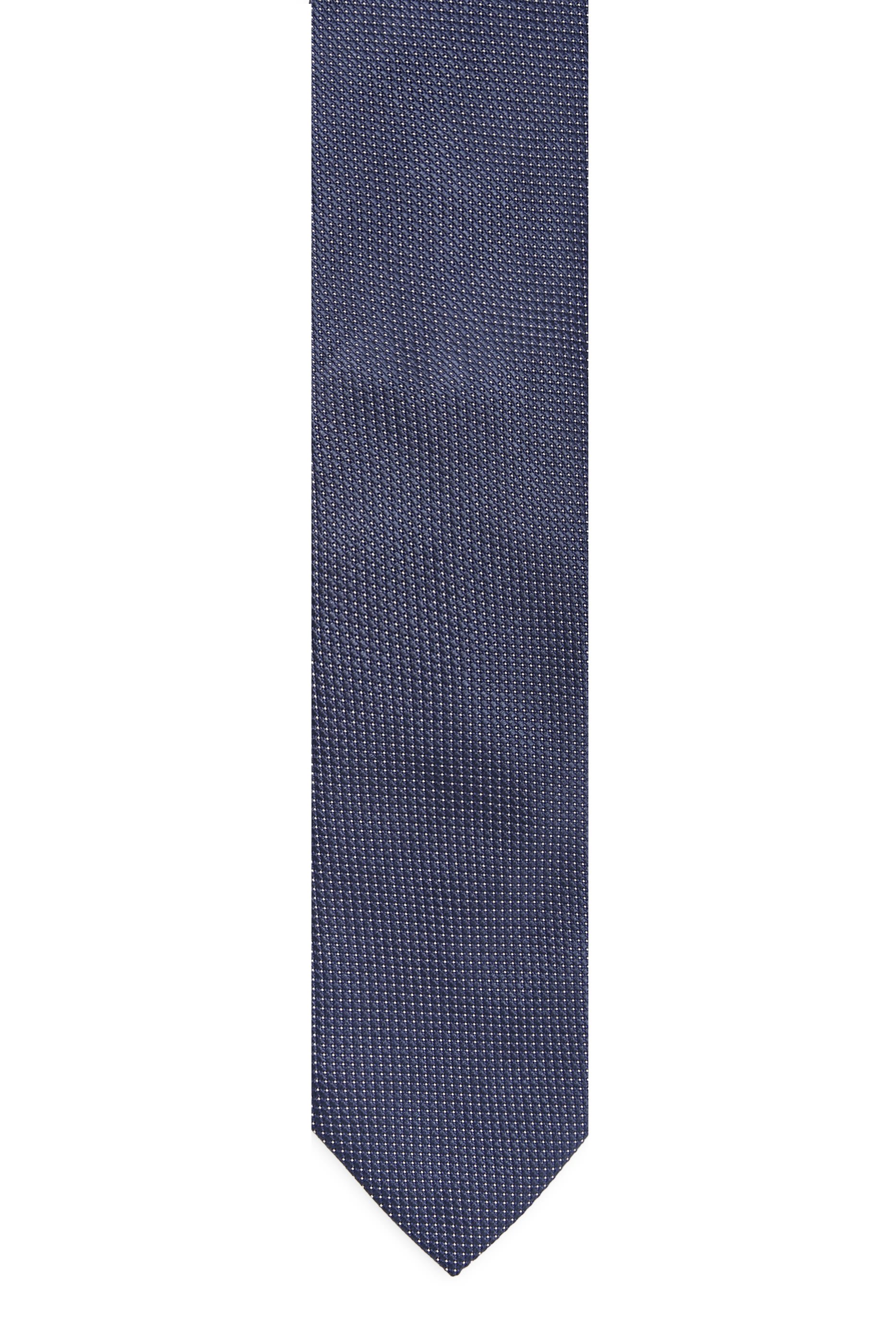 Pin-Dot Woven Silk Tie