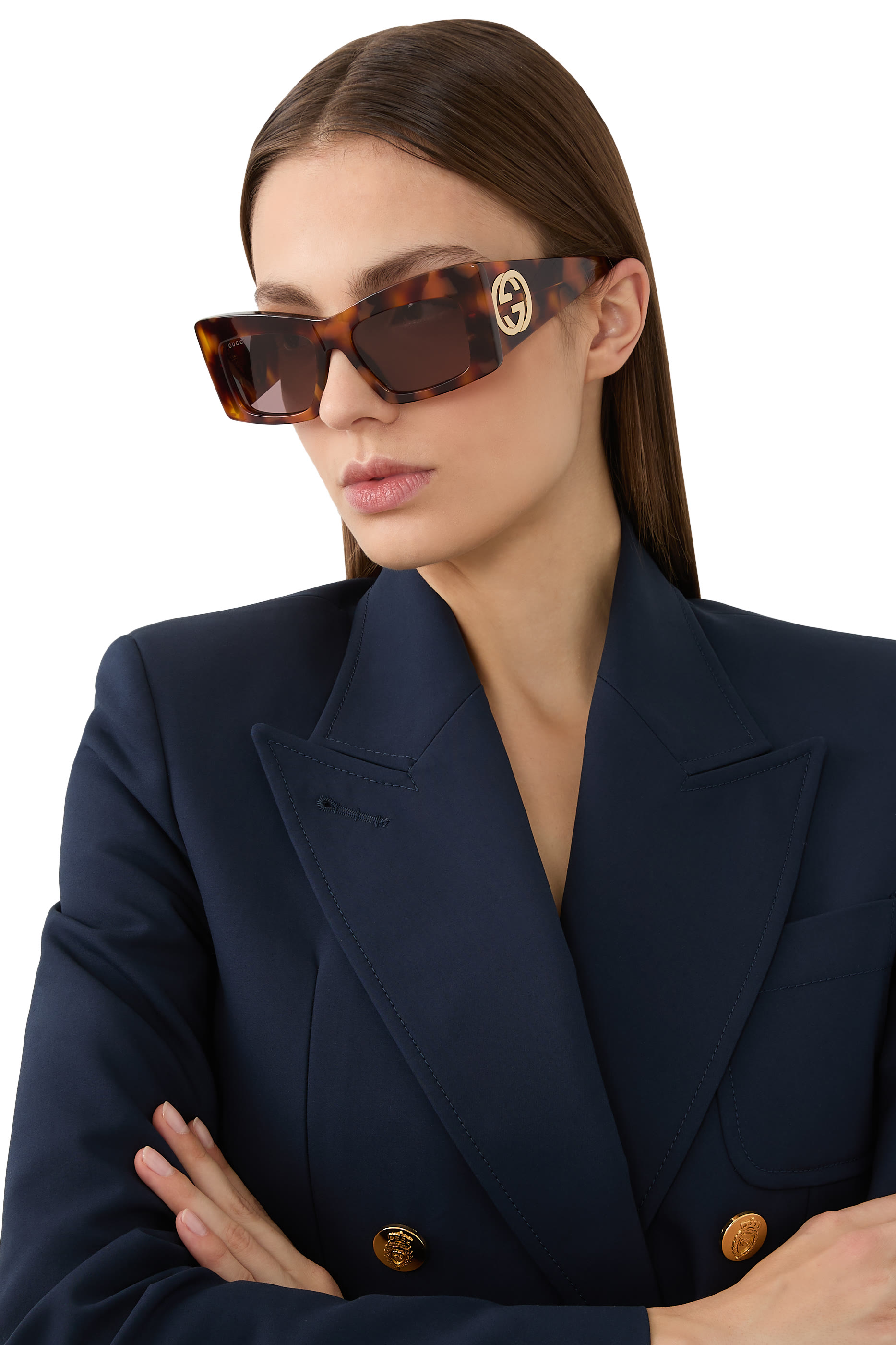 نظارة شمسية بإطار مربع