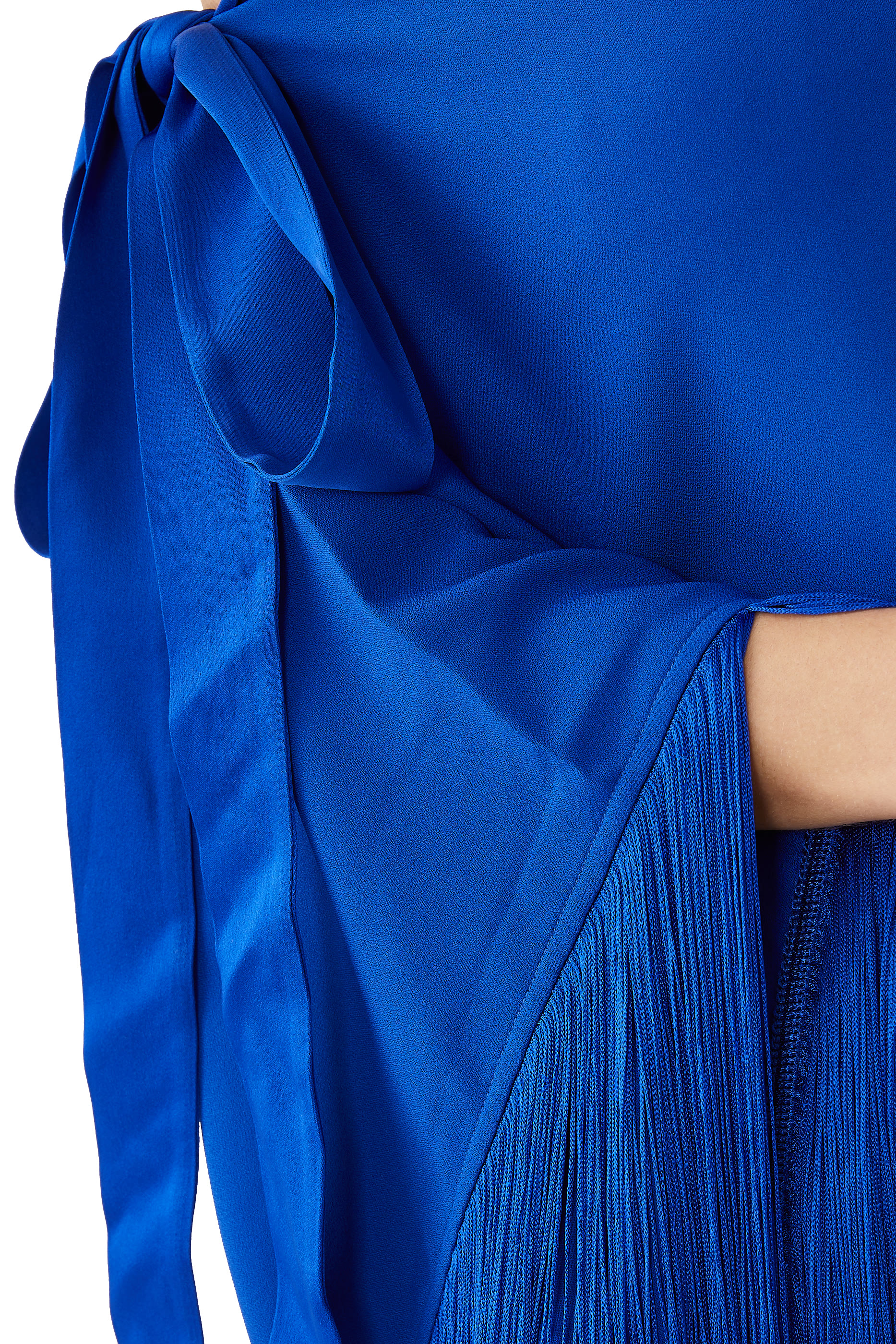 قفطان آرونز بكتف واحد وشرابات